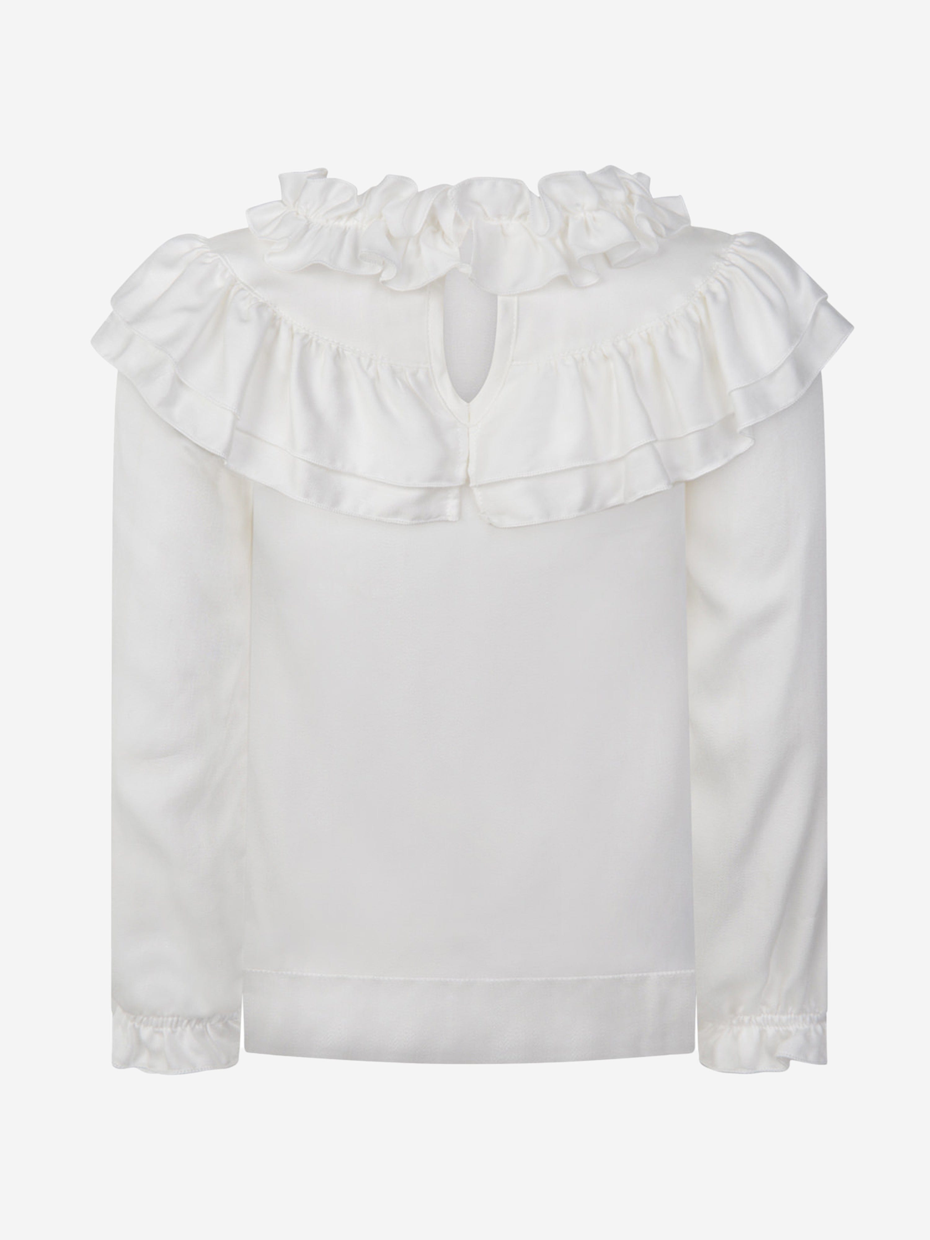 Monnalisa Ruffle Bouquet Blouse