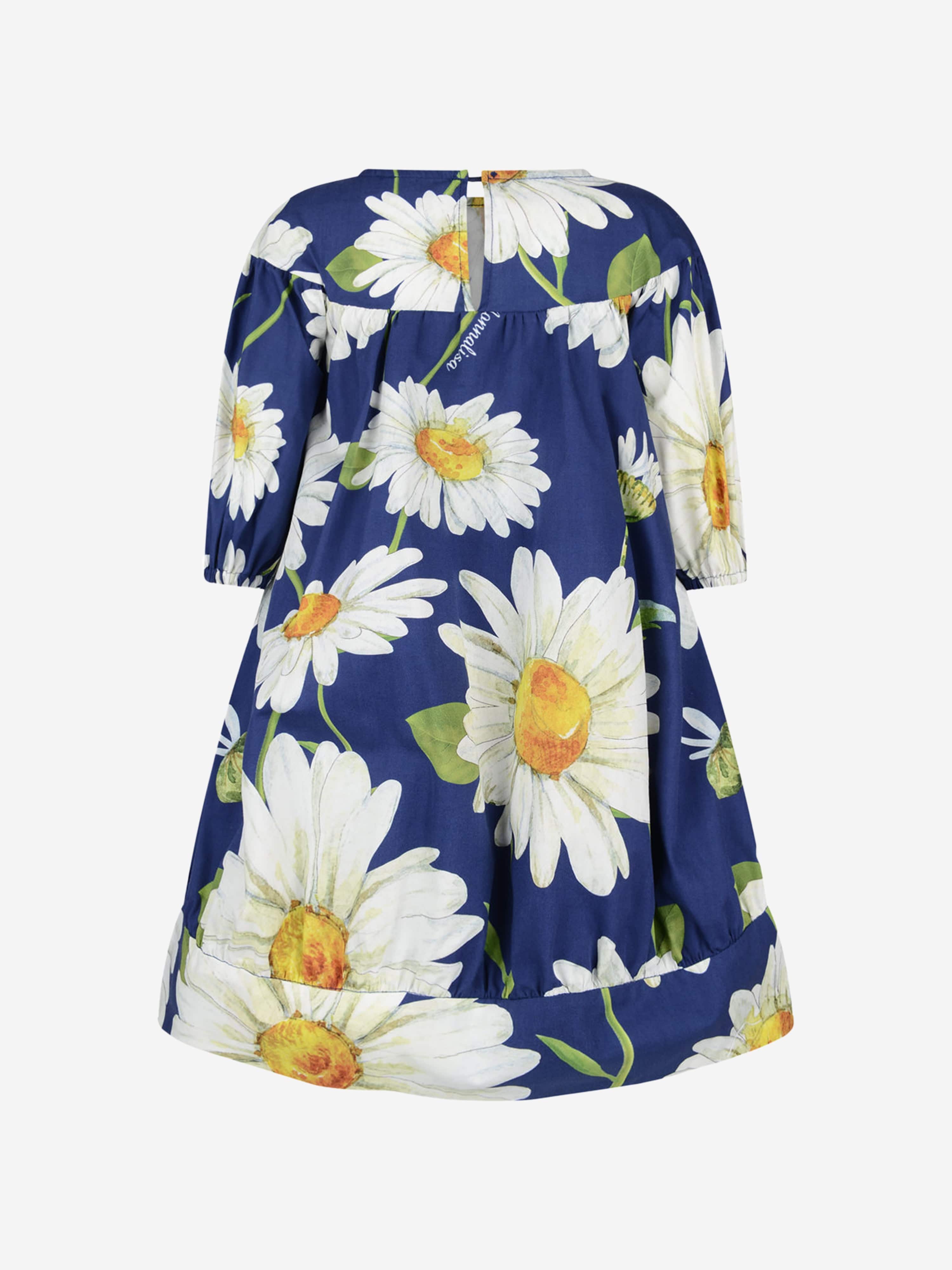 Monnalisa Cotton Daisy Dress