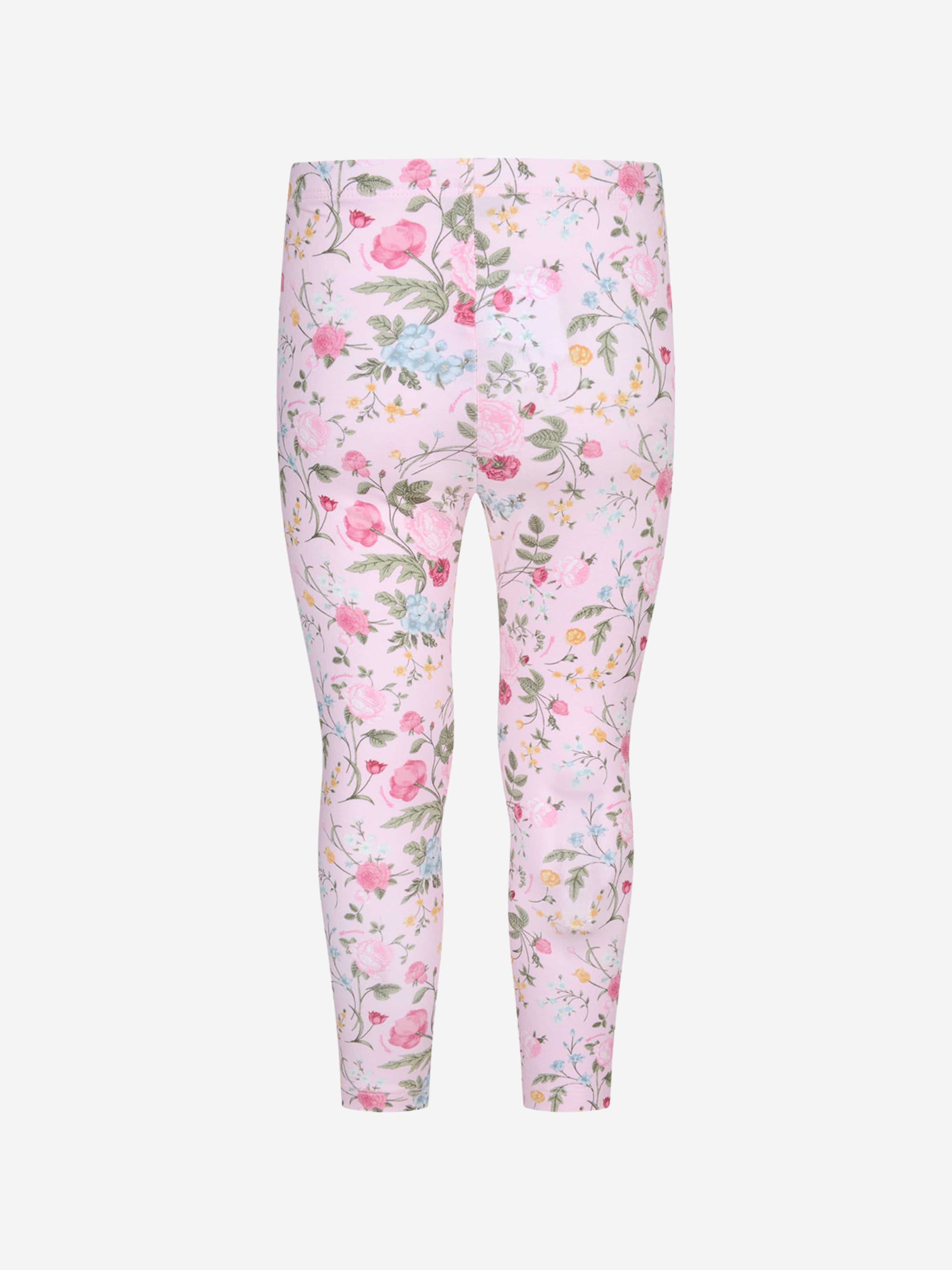 Monnalisa Vintage Flower Print Leggings