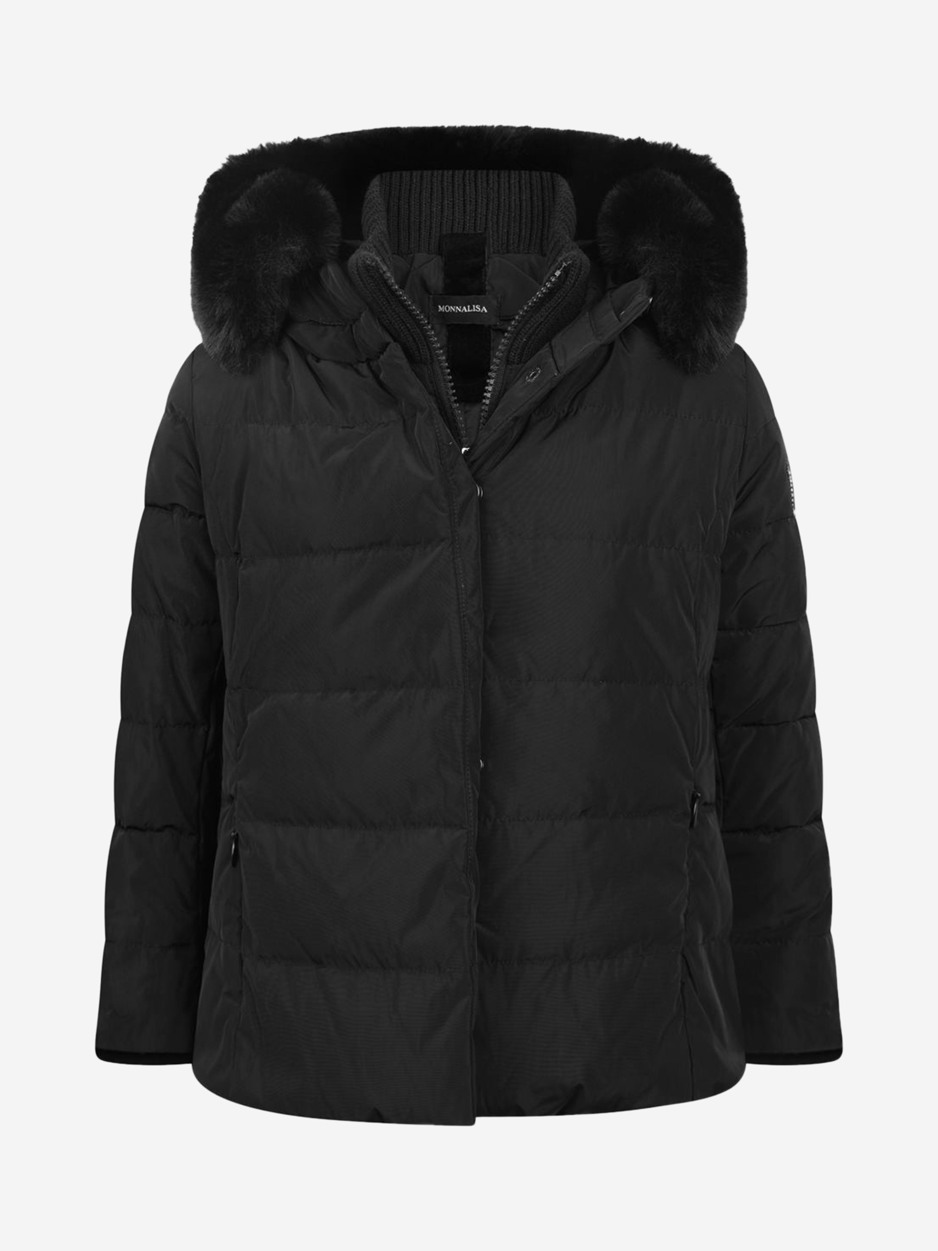 Monnalisa Down Padded Coat With Belt