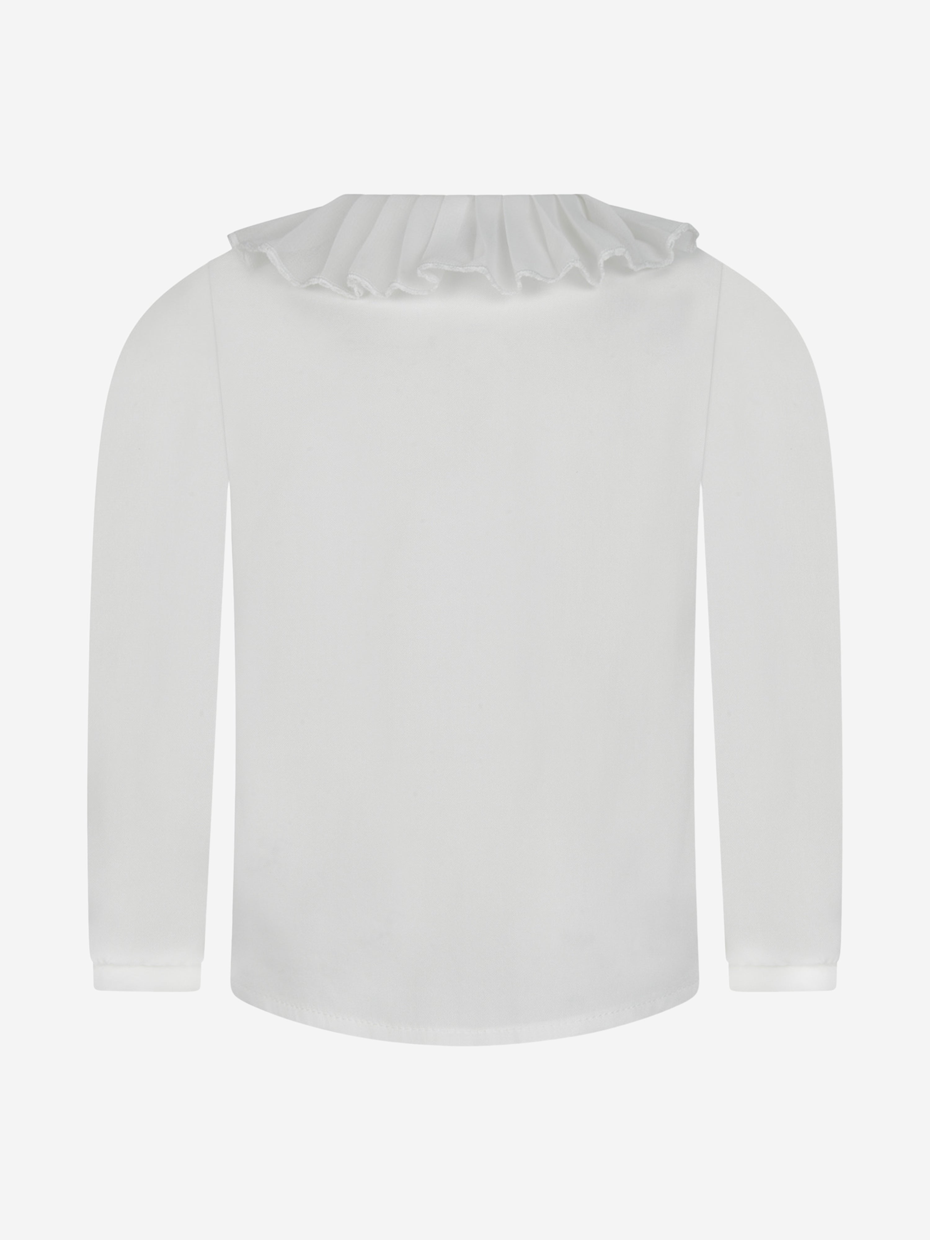 Monnalisa Baby Girls Blouse With Ruffle Collar