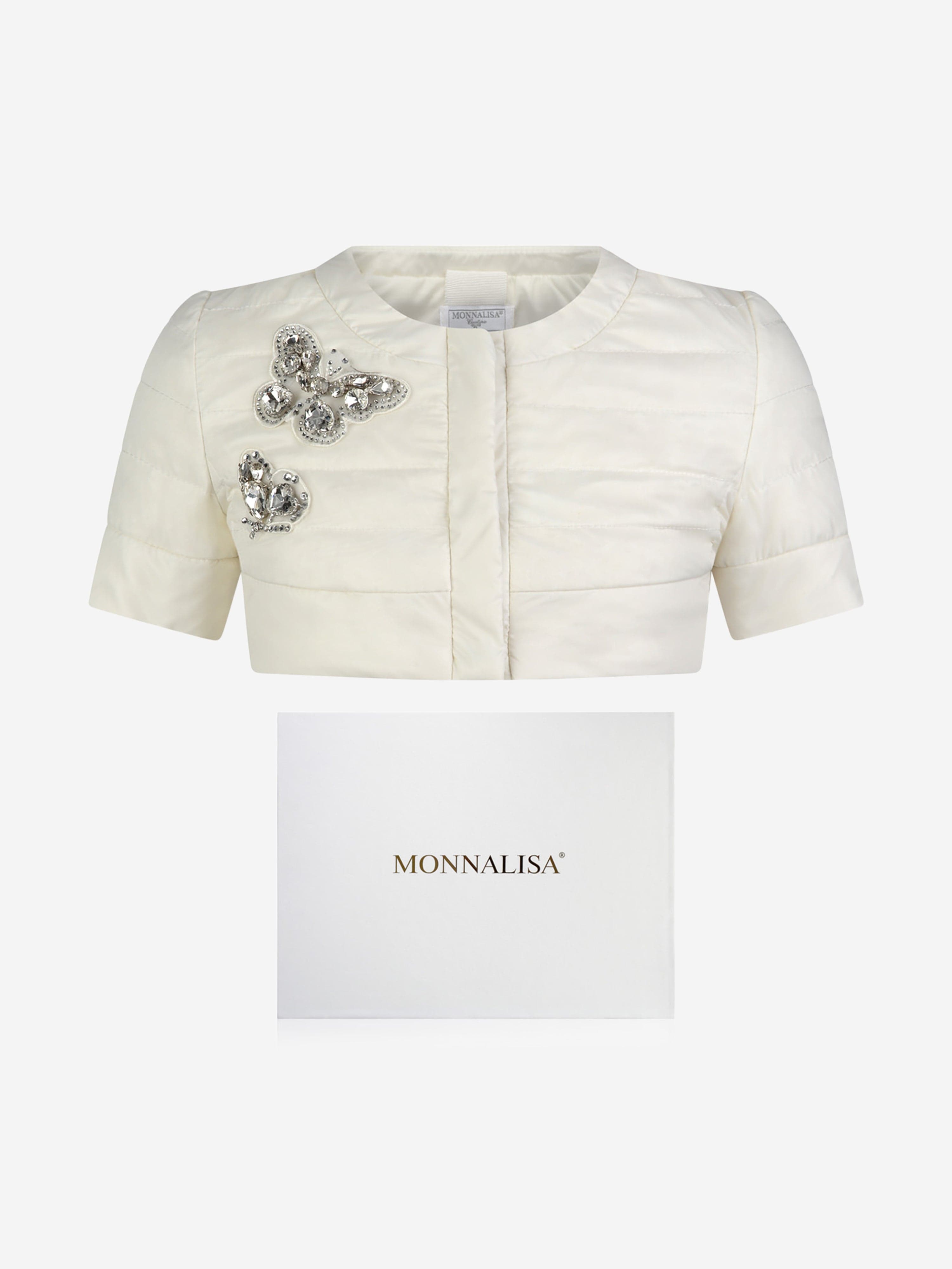 Monnalisa Diamante Butterfly Jacket