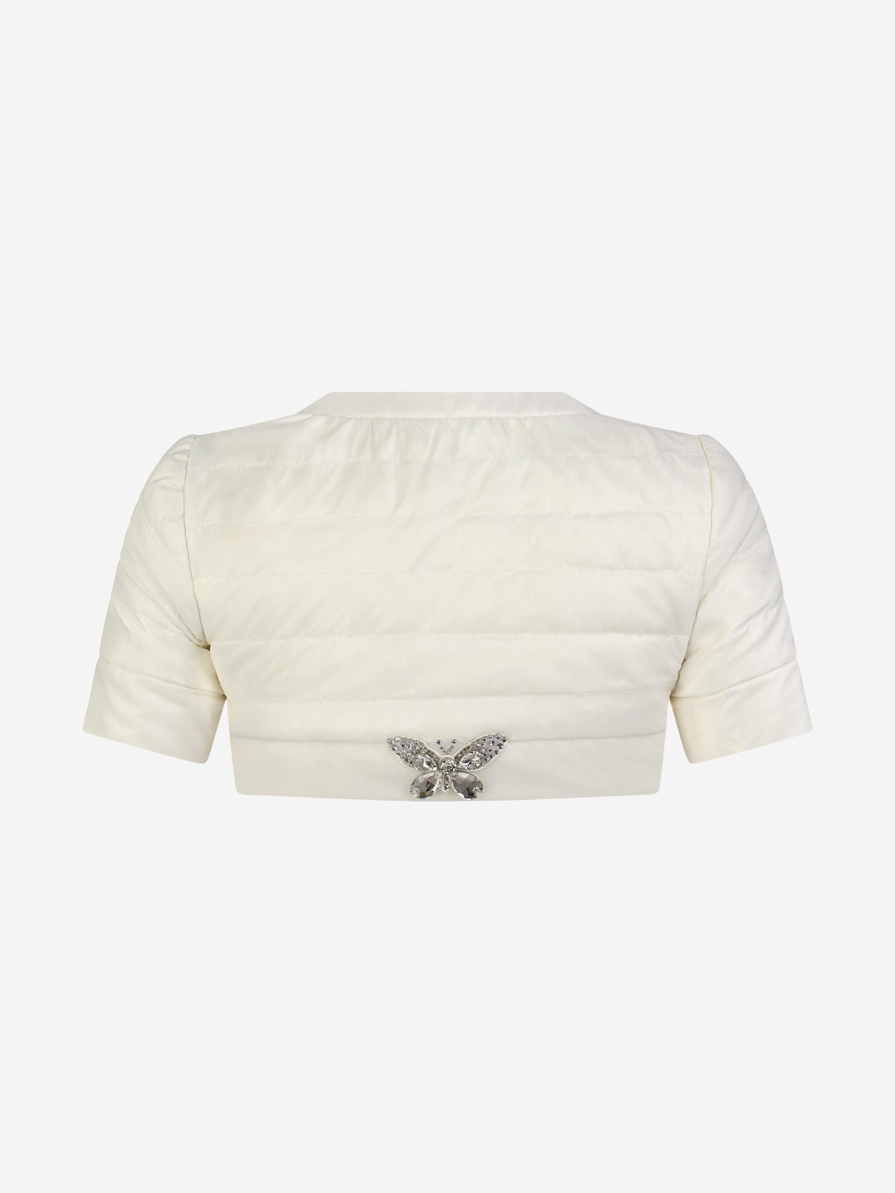 Monnalisa Diamante Butterfly Jacket