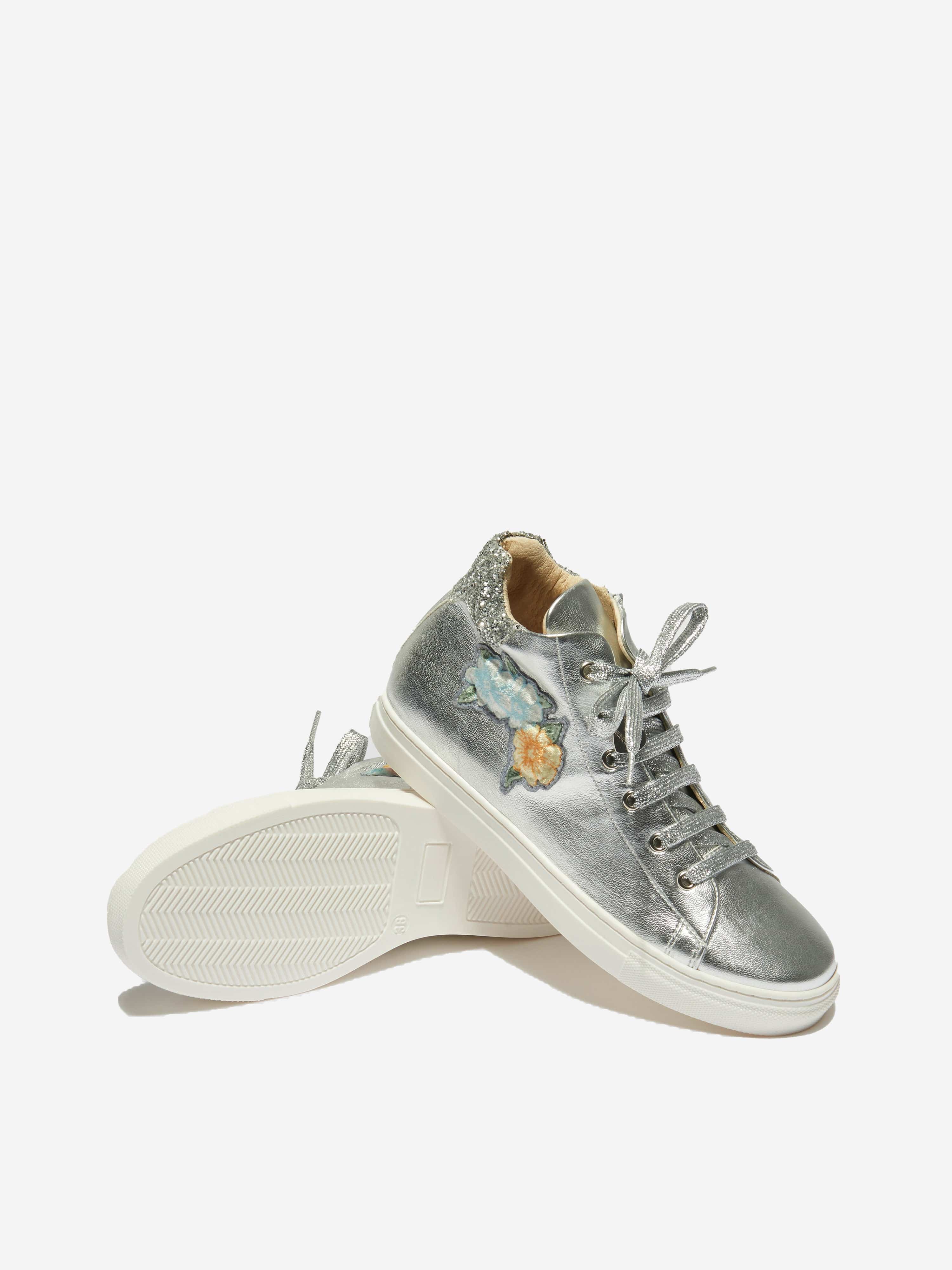 Monnalisa Girls High Top Trainers