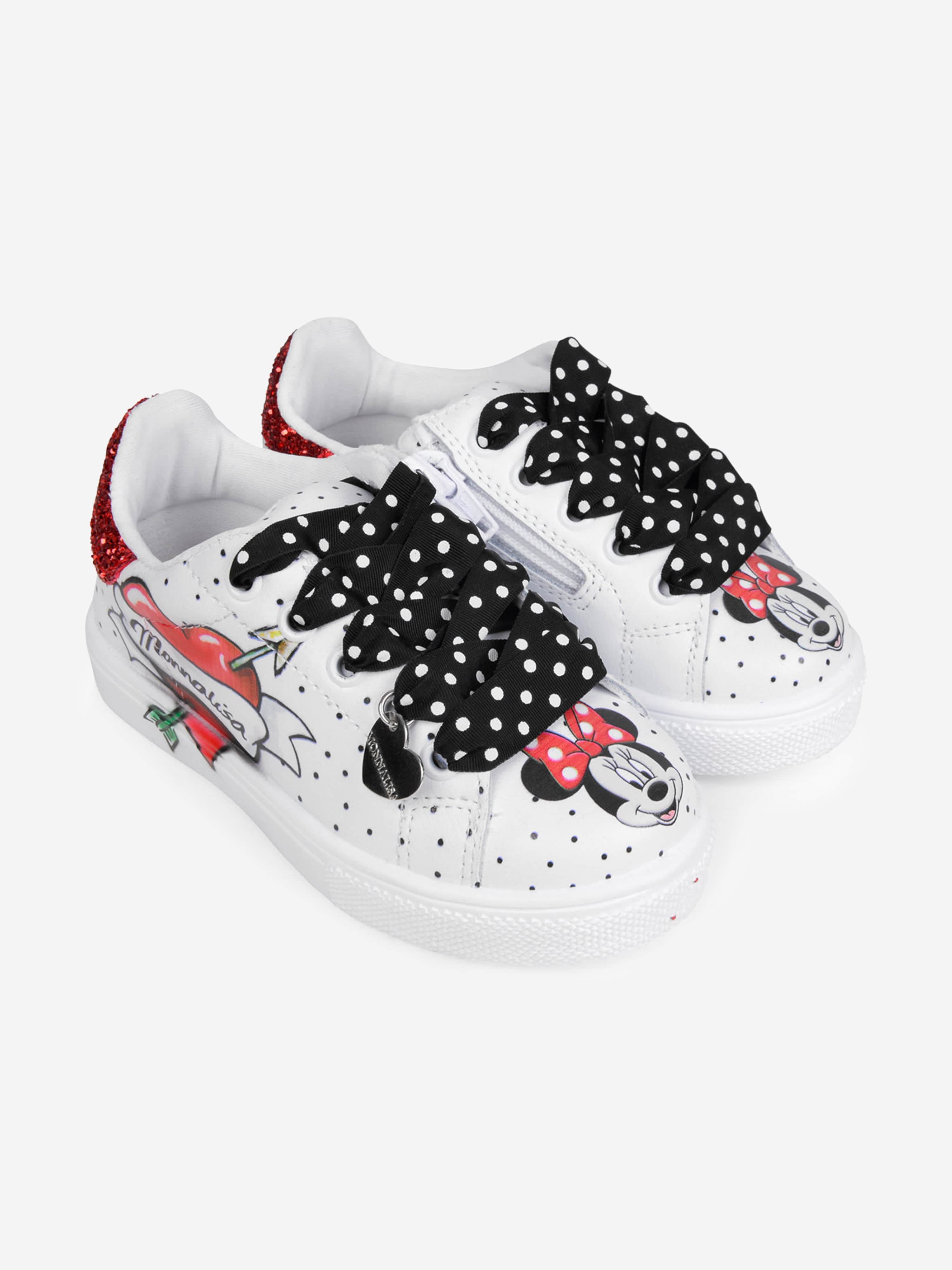 Monnalisa Girls Minnie Mouse Trainers