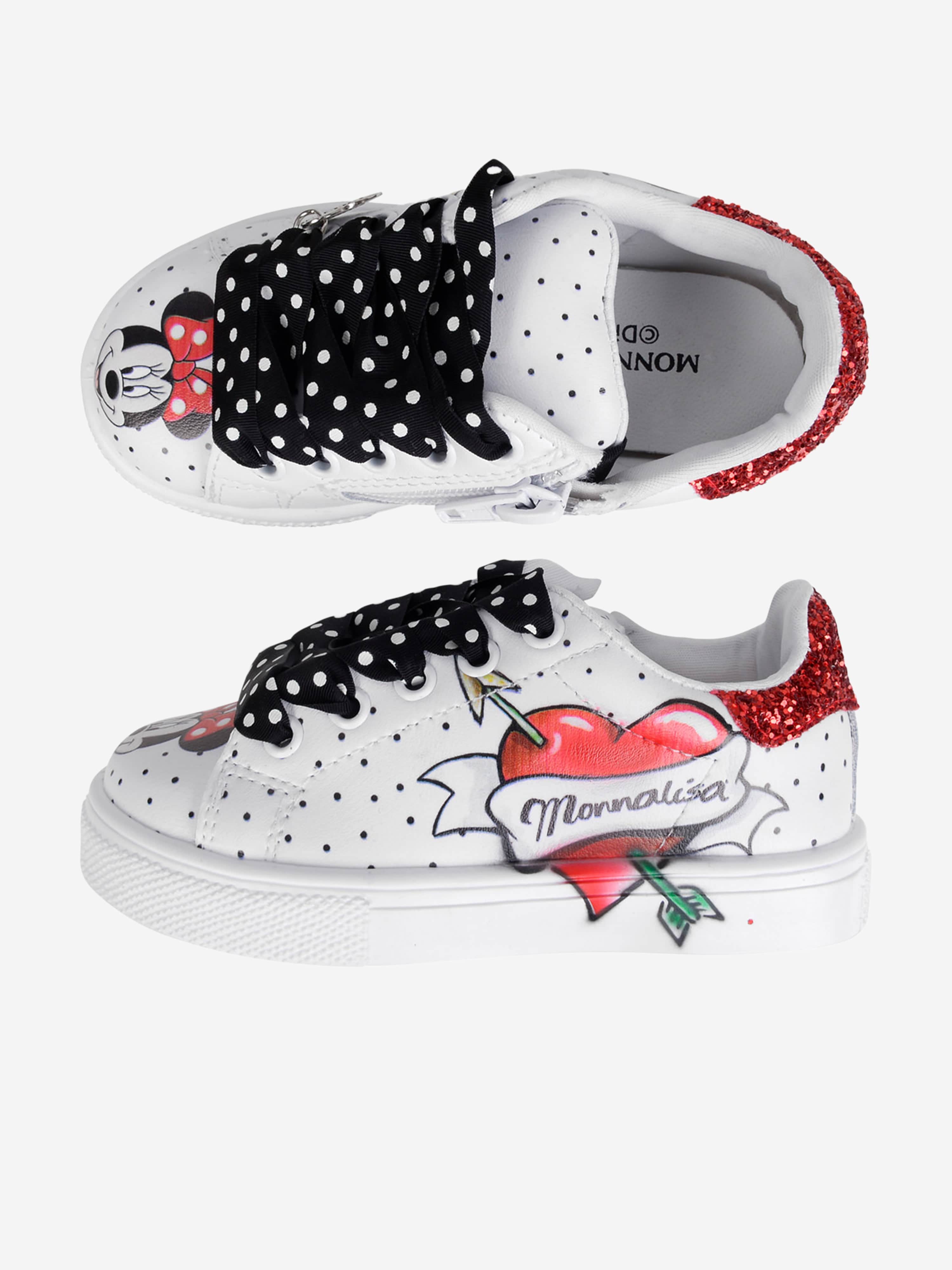 Monnalisa Girls Minnie Mouse Trainers