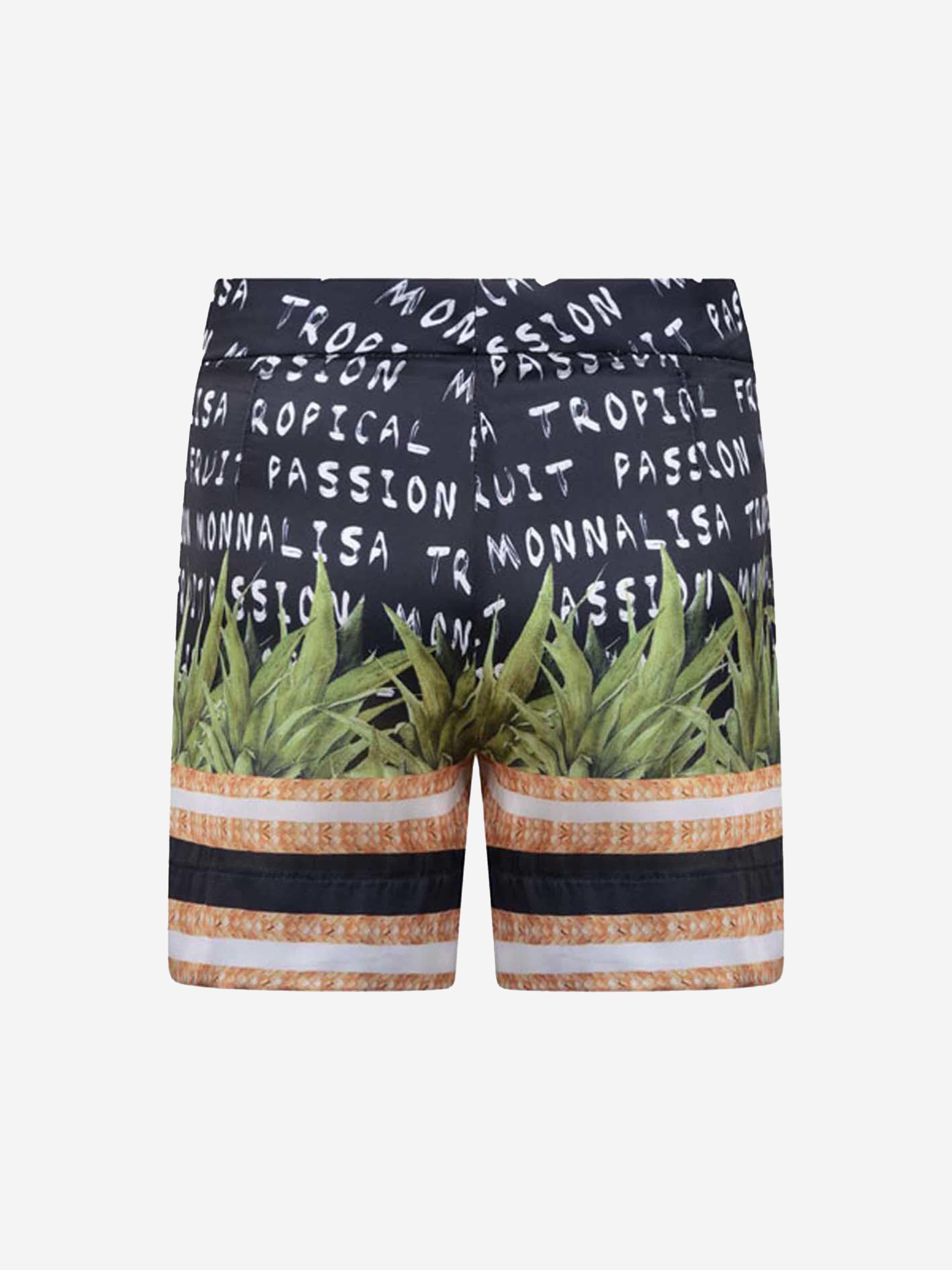 Monnalisa Girls Shorts - Tropical  Summer Shorts