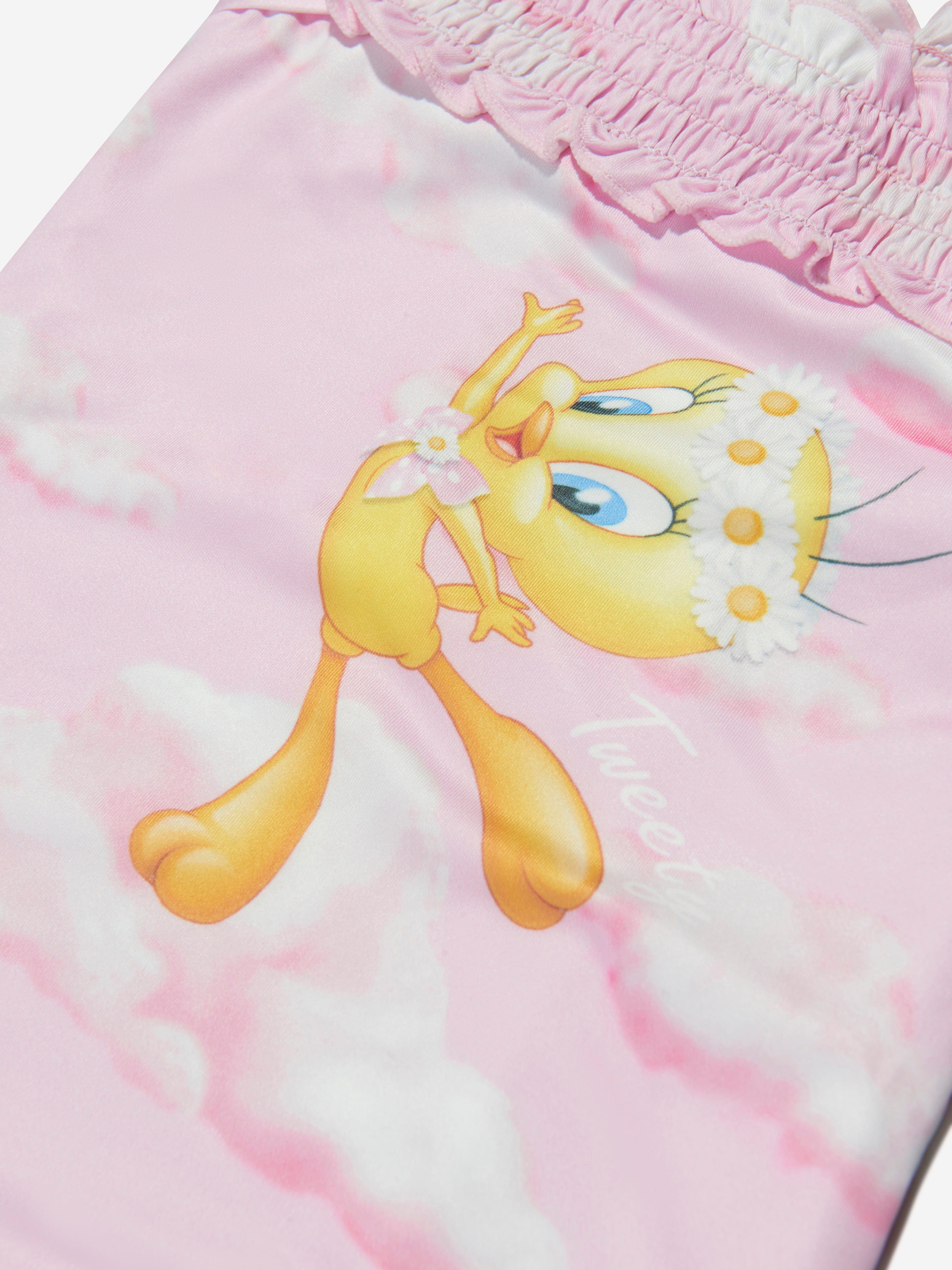 Monnalisa Girls Tweety In the Clouds Swimsuit