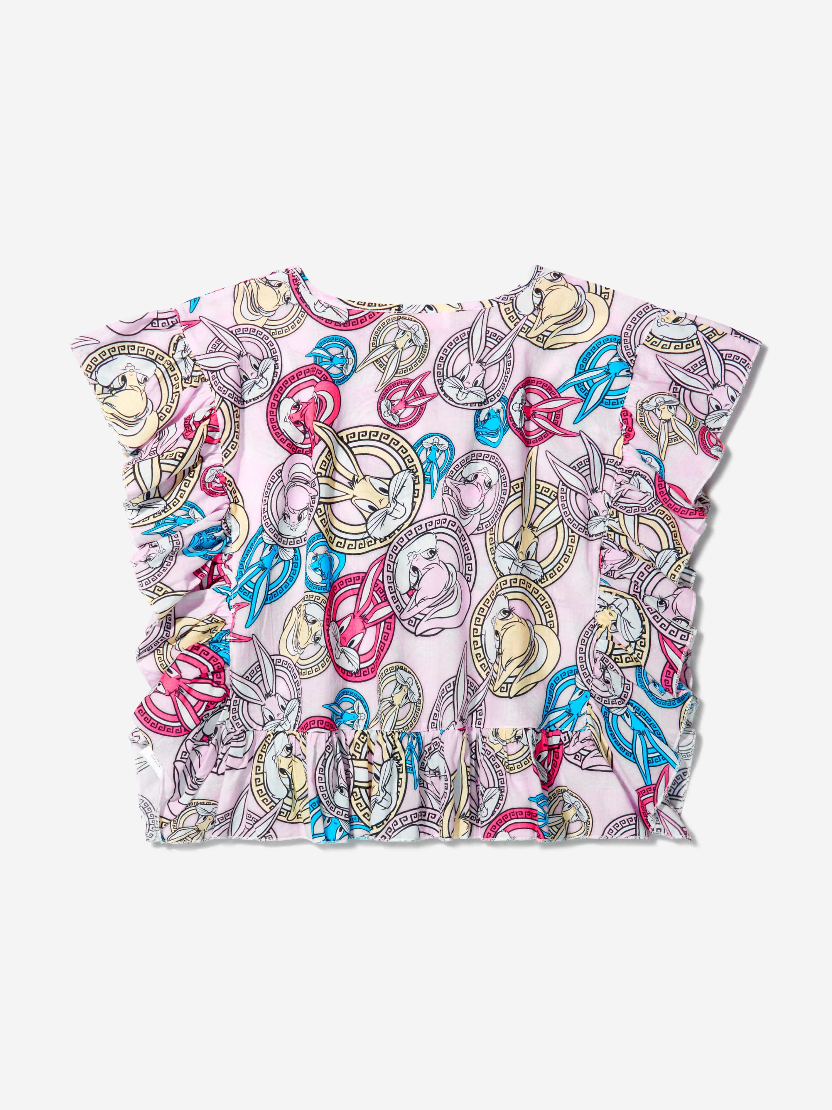 Monnalisa Girls Cotton Lola Bunny Kaftan