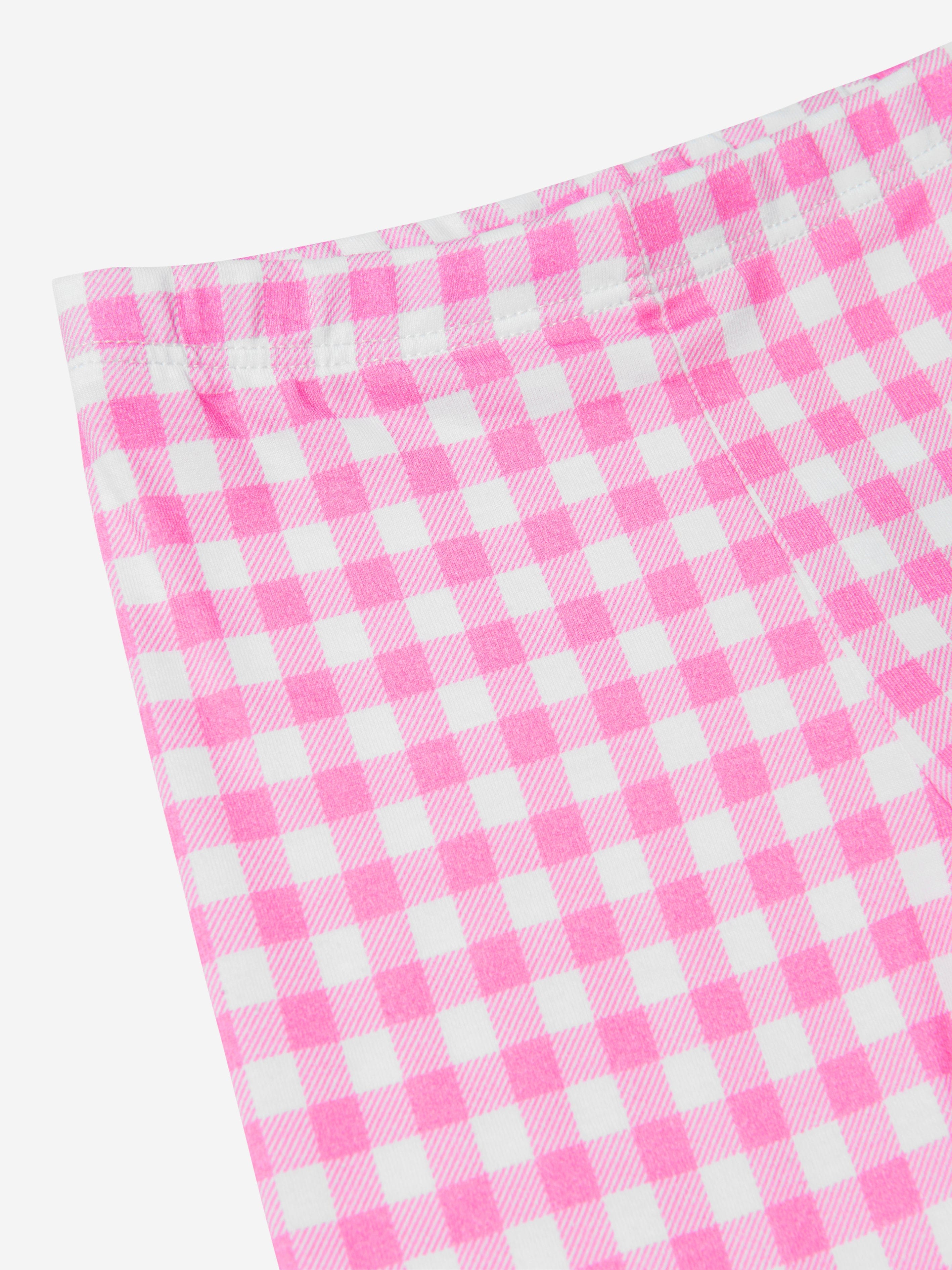 Monnalisa Baby Girls Cotton Gingham Tweety Leggings