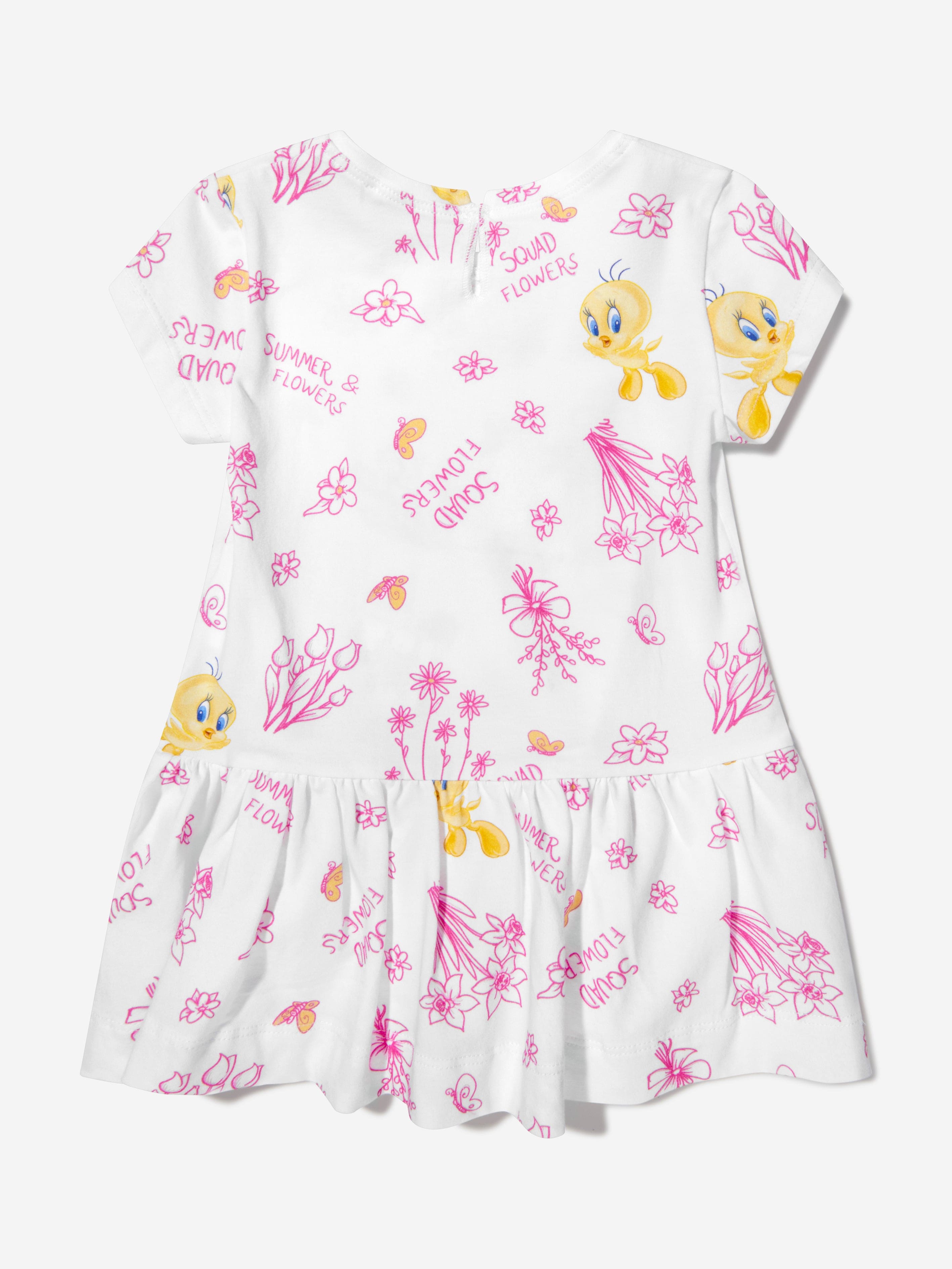 Monnalisa Baby Girls Cotton Tweety Dress