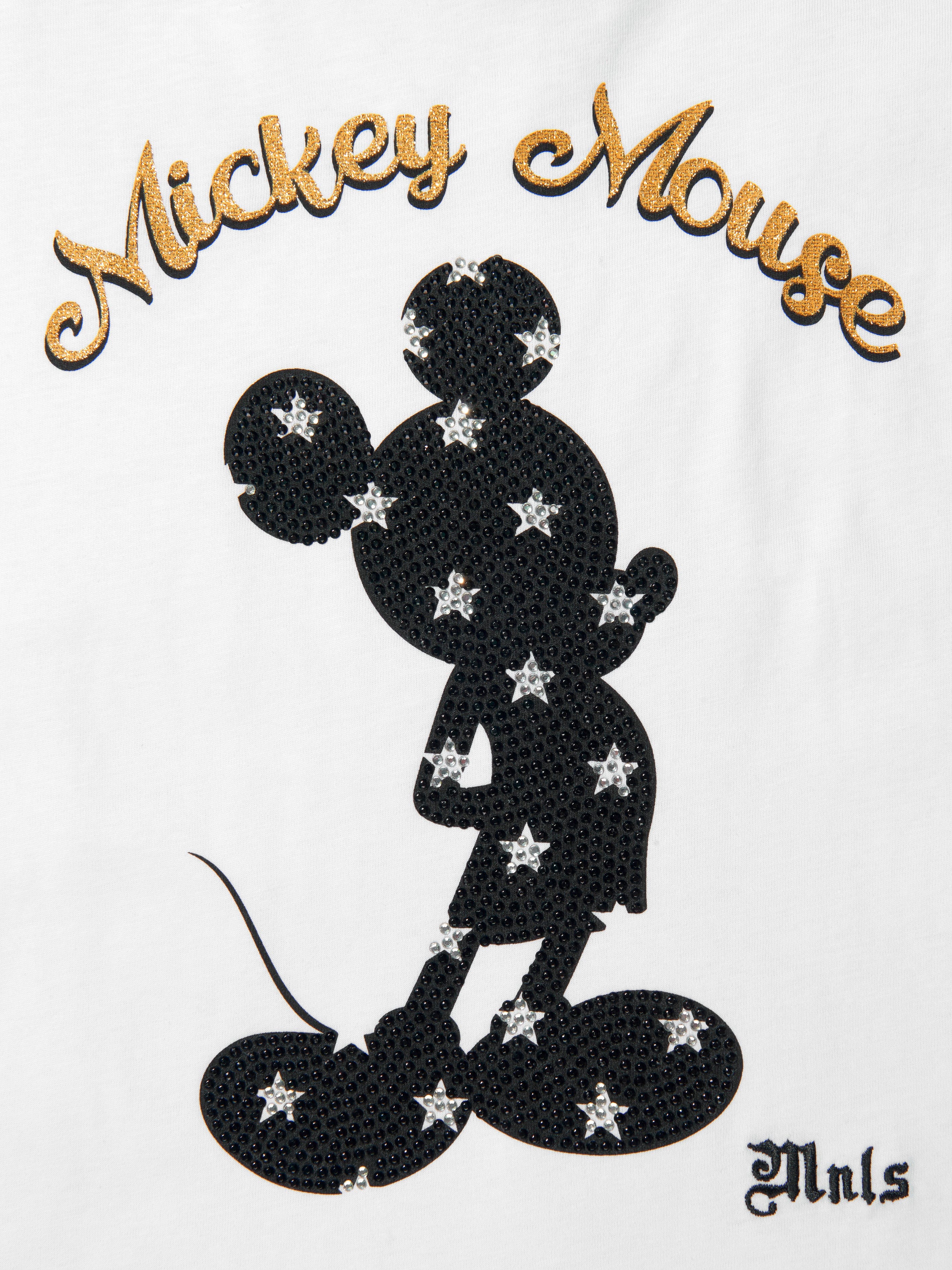 Monnalisa Girls Cotton Jersey Mickey Mouse T-Shirt