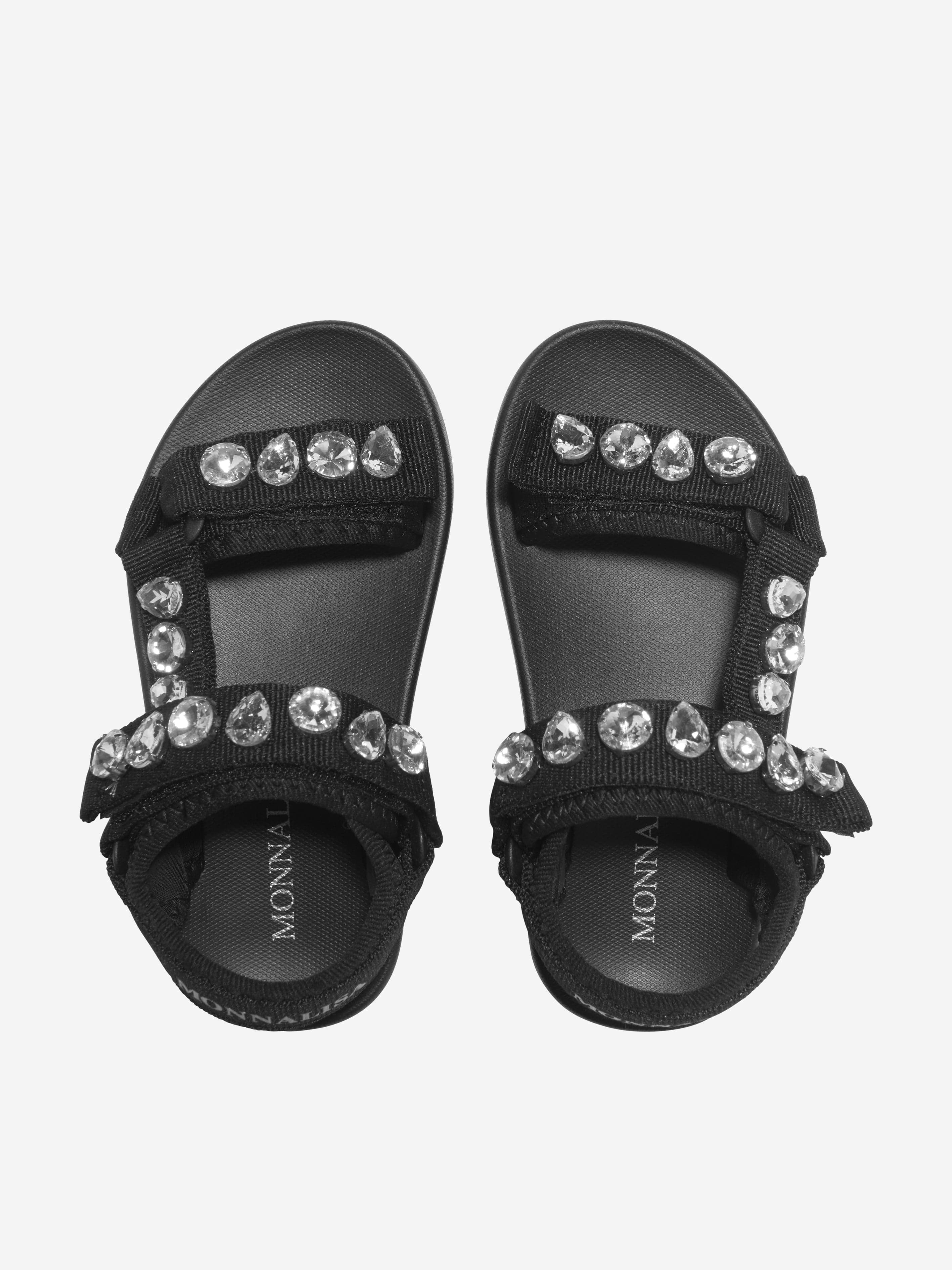 Monnalisa Girls Diamante Strap Sandals