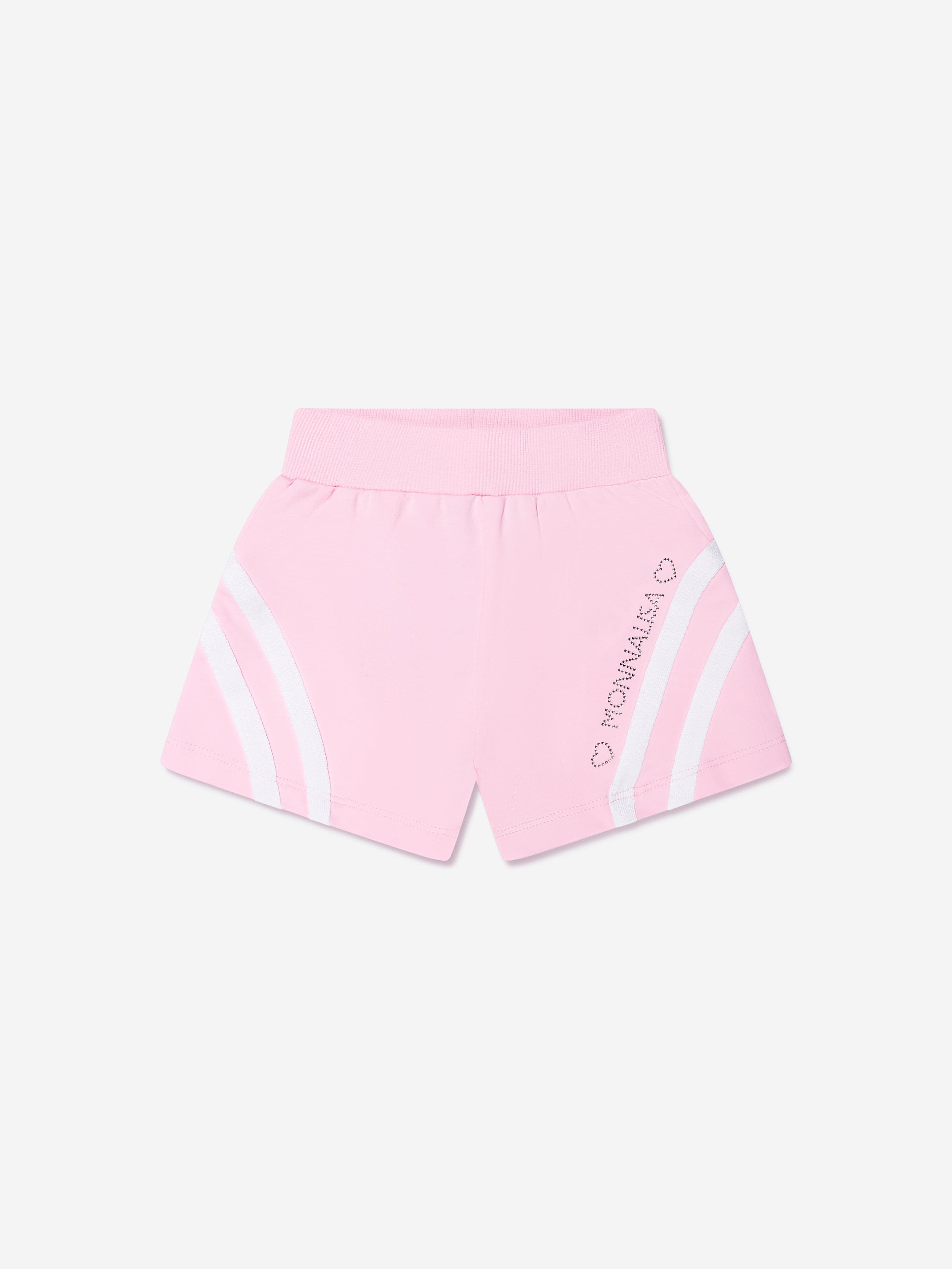 Monnalisa Girls Sporty Sweat Shorts In Pink