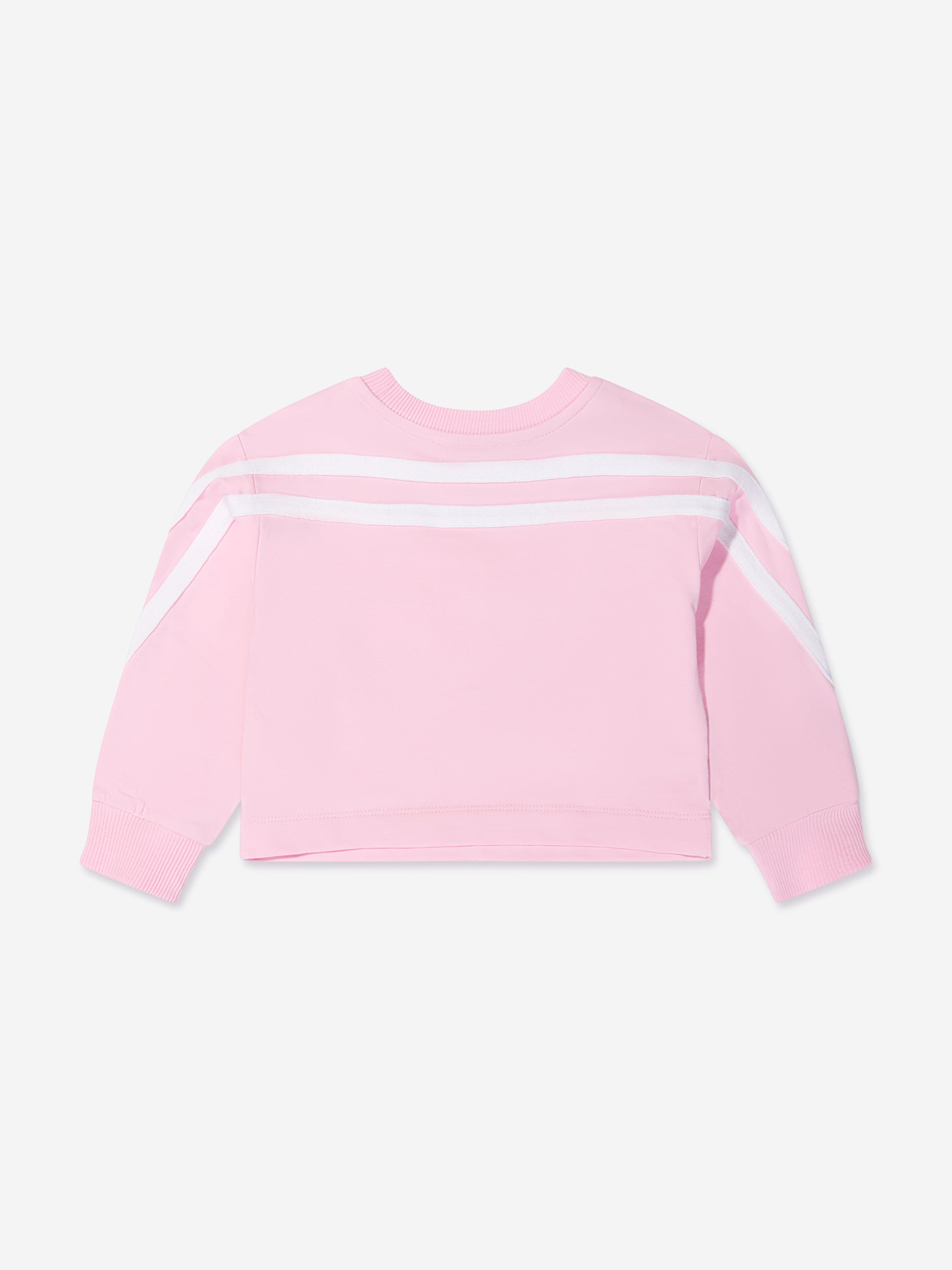 Monnalisa Girls Sporty Sweatshirt In Pink