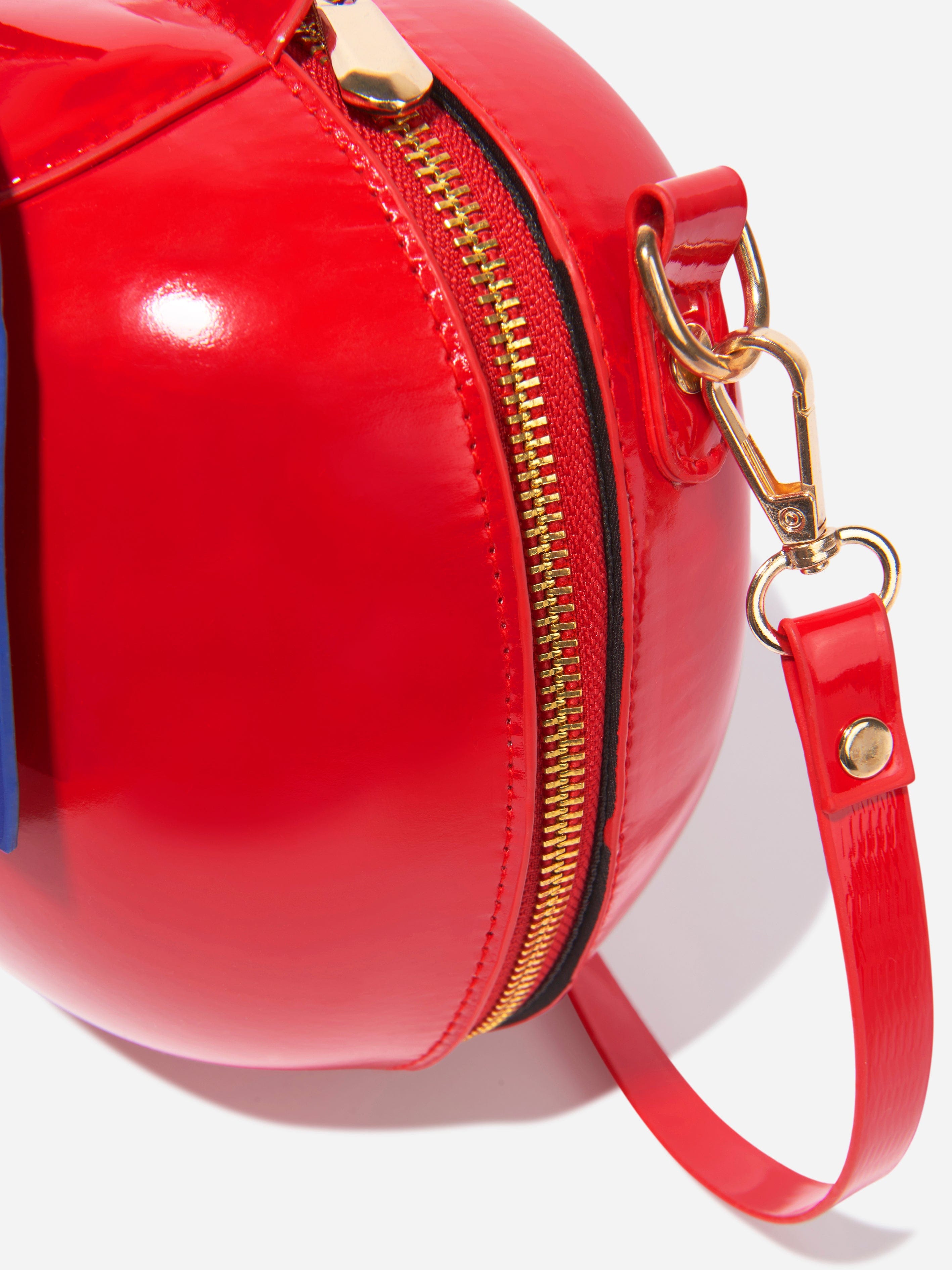 Monnalisa Girls Cherry Shoulder Bag In Red