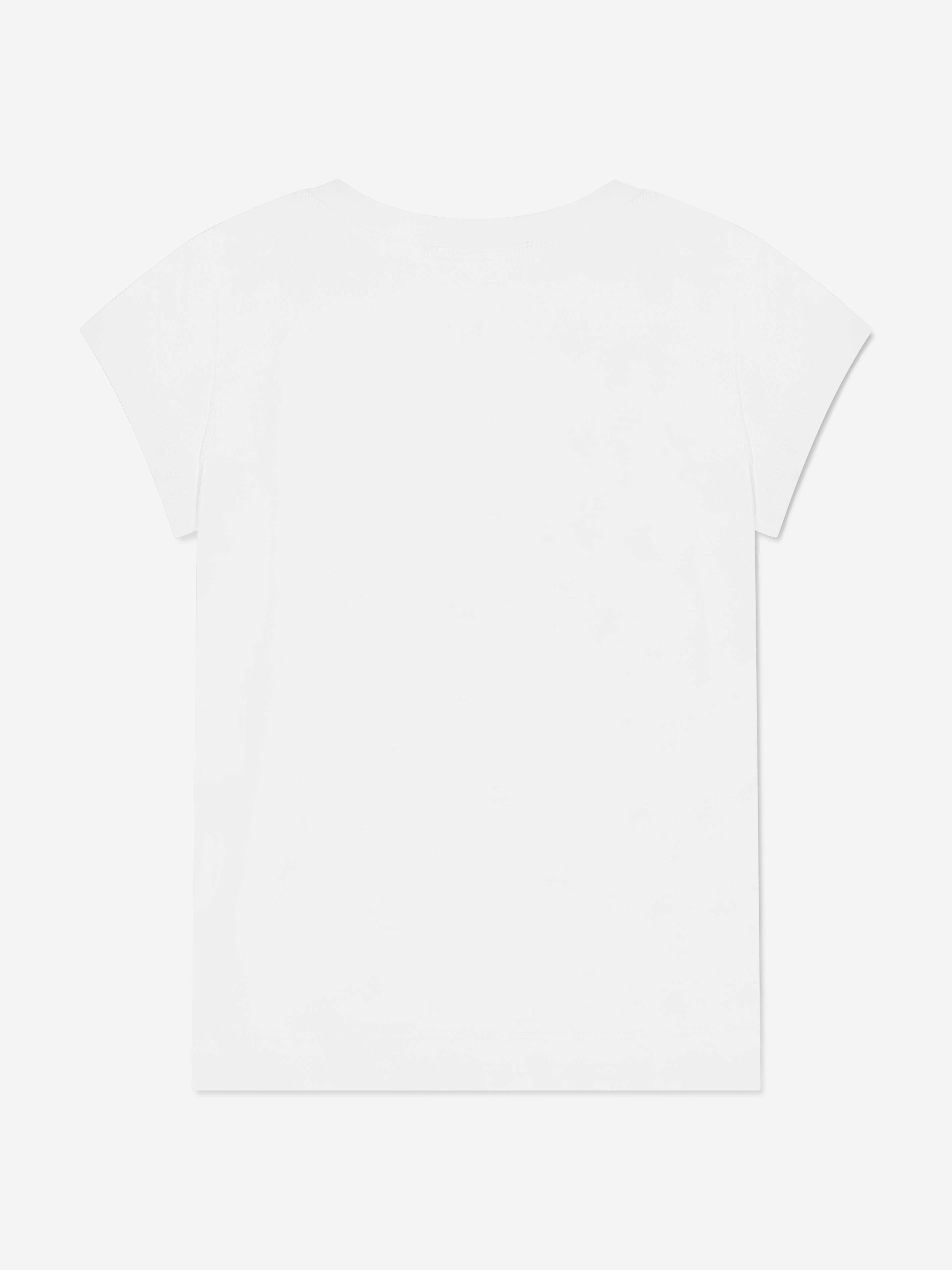 Monnalisa Girls Cherry T-Shirt In White