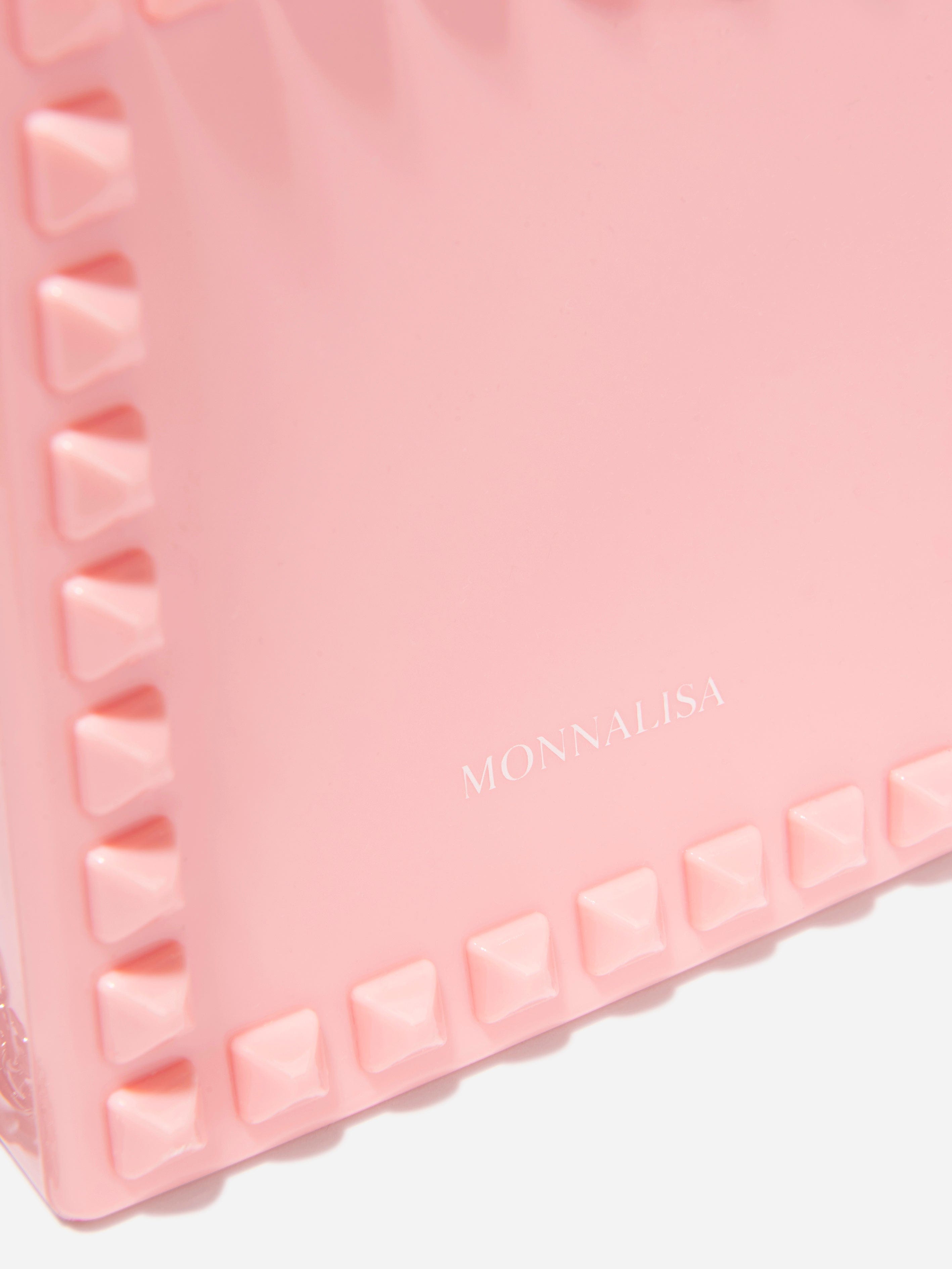 Monnalisa Girls PVC Shopper Bag in Pink