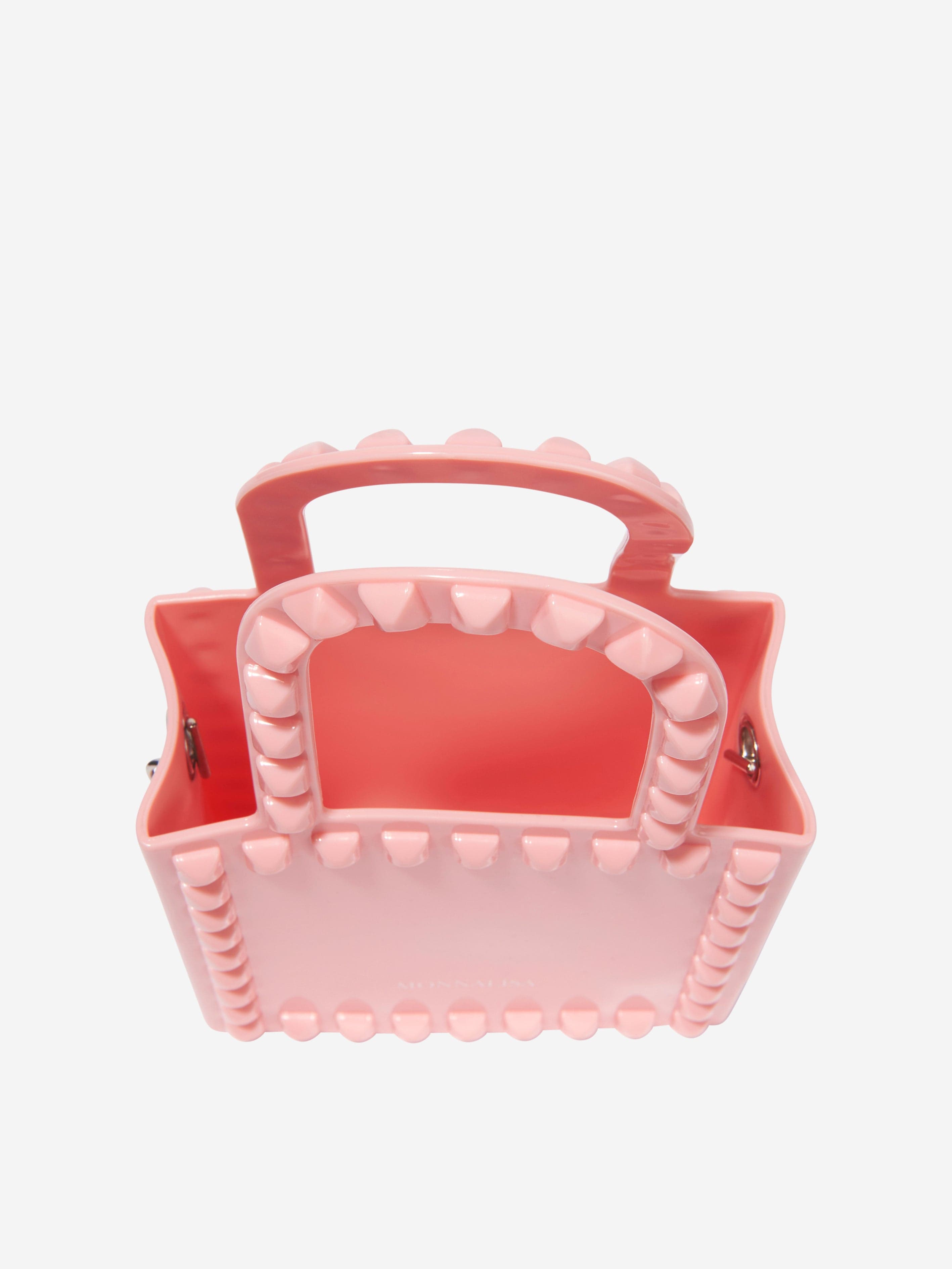 Monnalisa Girls PVC Shopper Bag in Pink