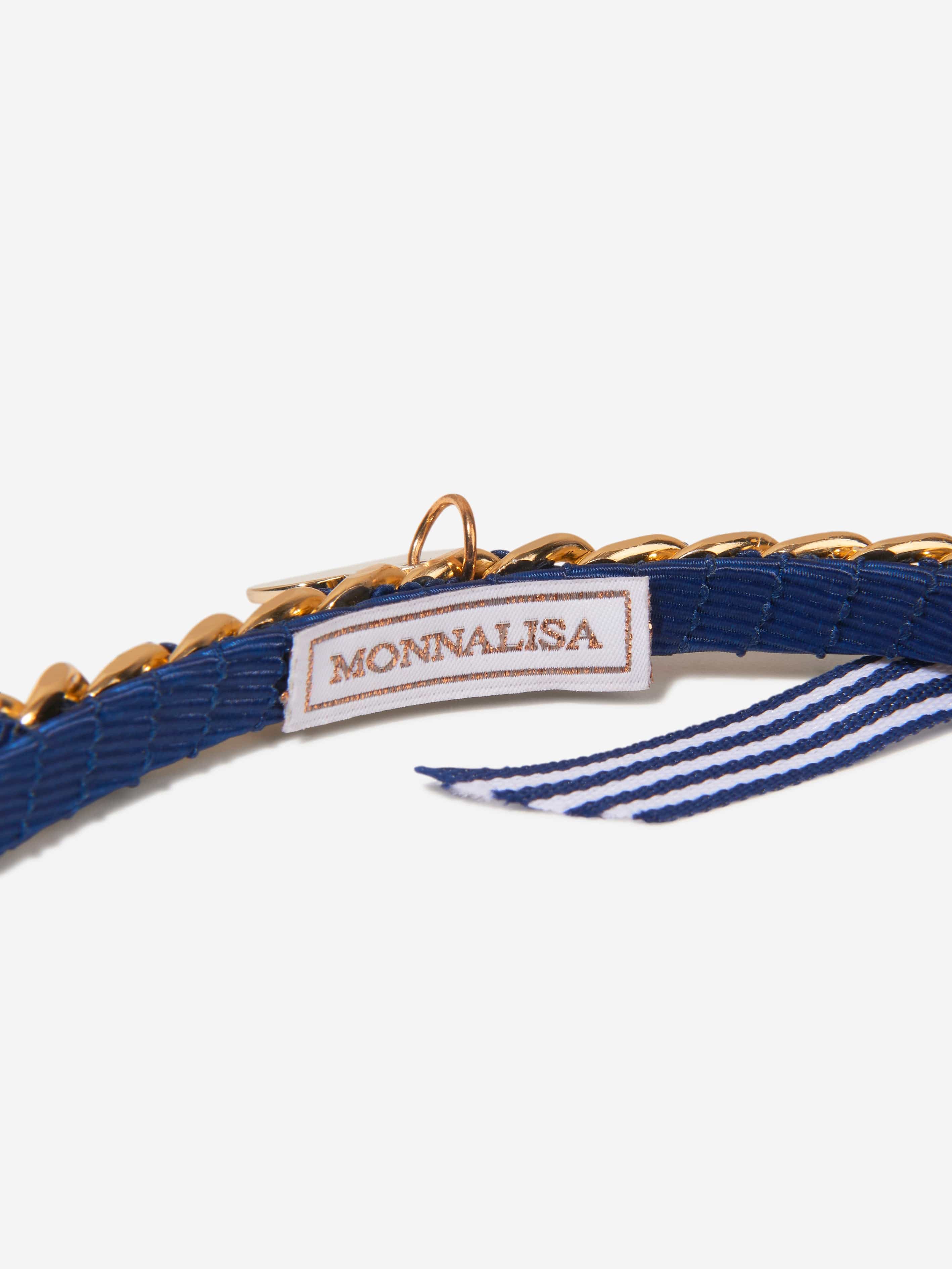 Monnalisa Girls Charms Headband in Navy