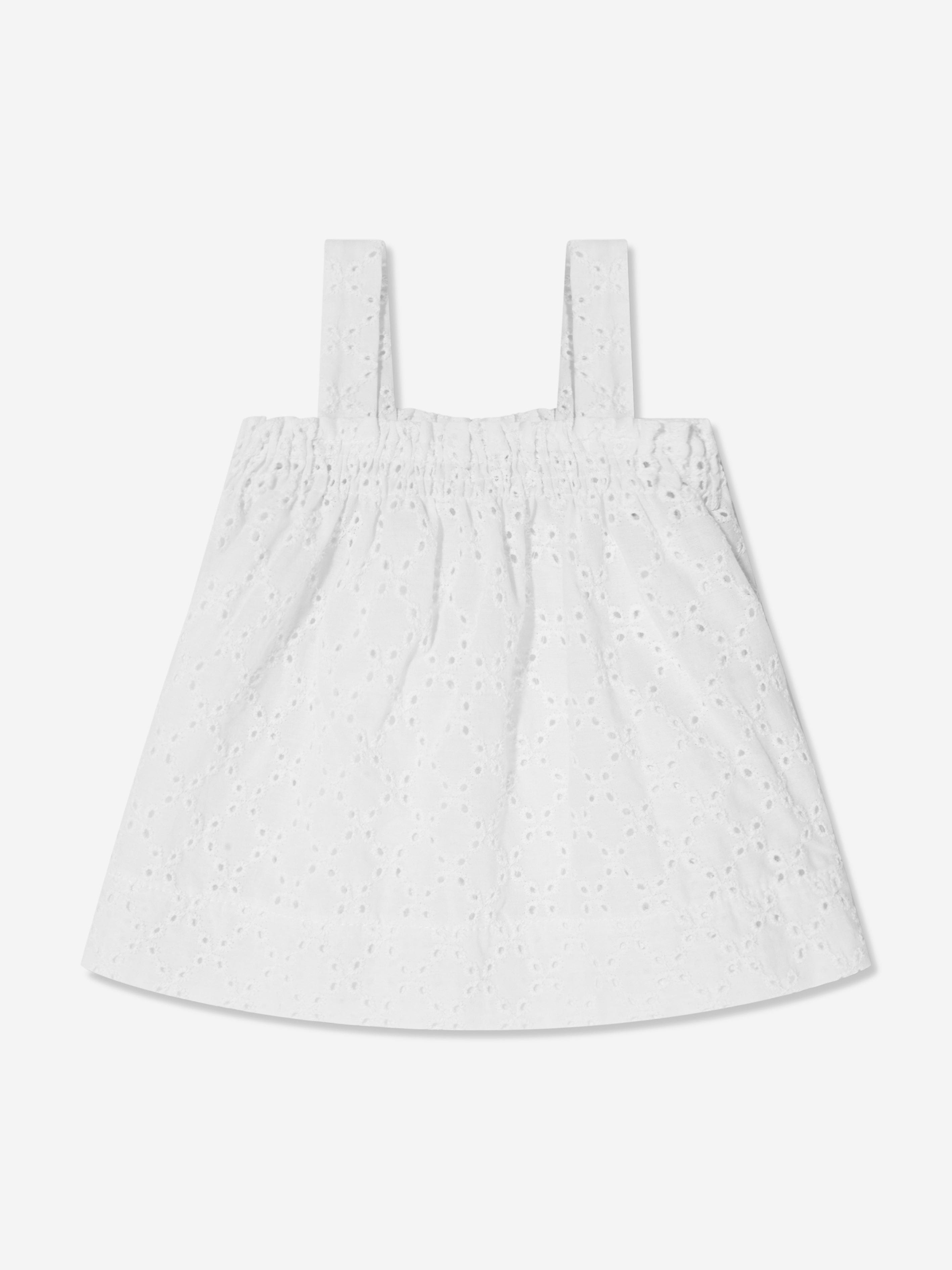 Monnalisa Baby Girls Outfit Set in White