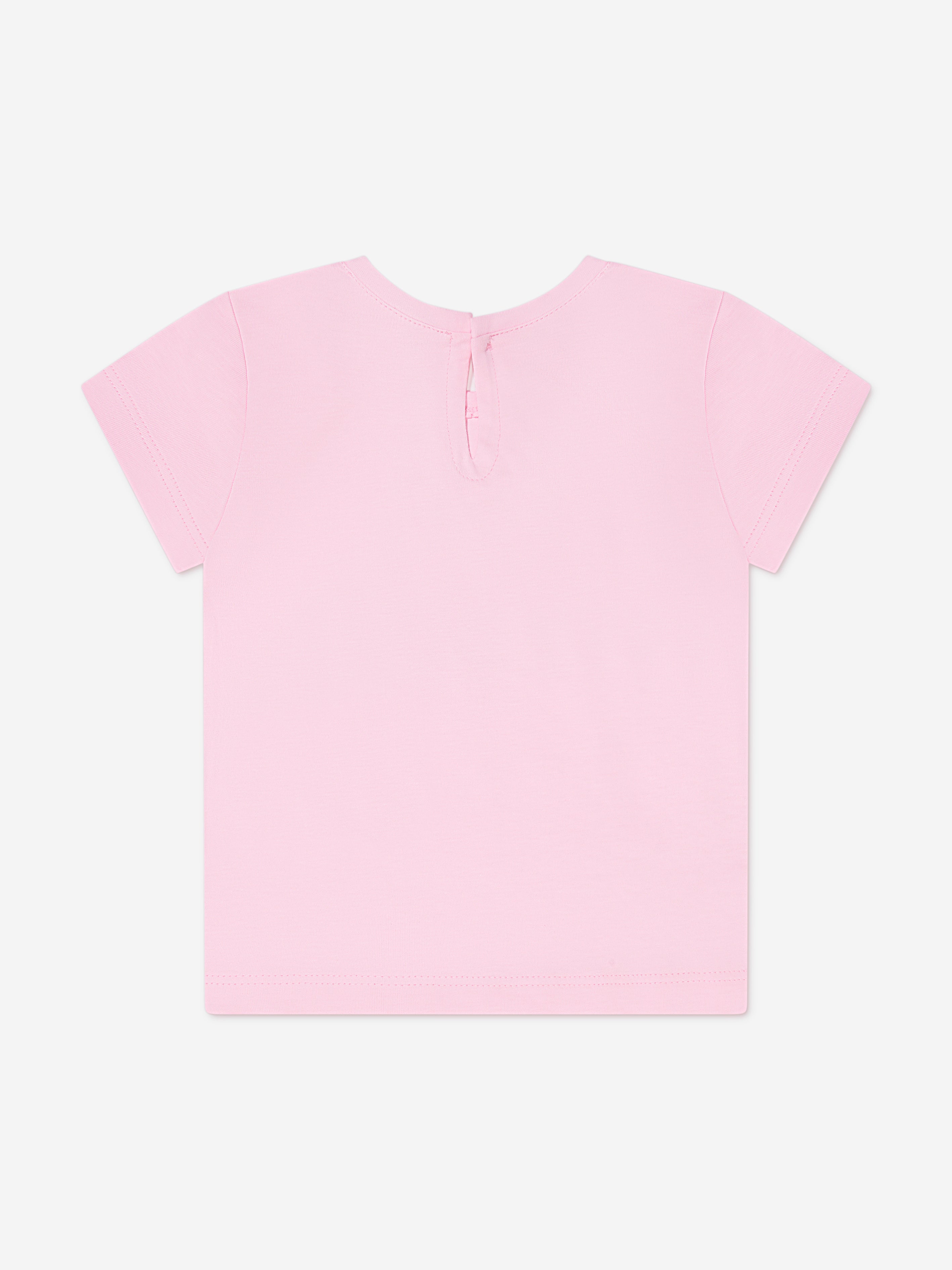 Monnalisa Baby Girls Bear T-Shirt in Pink