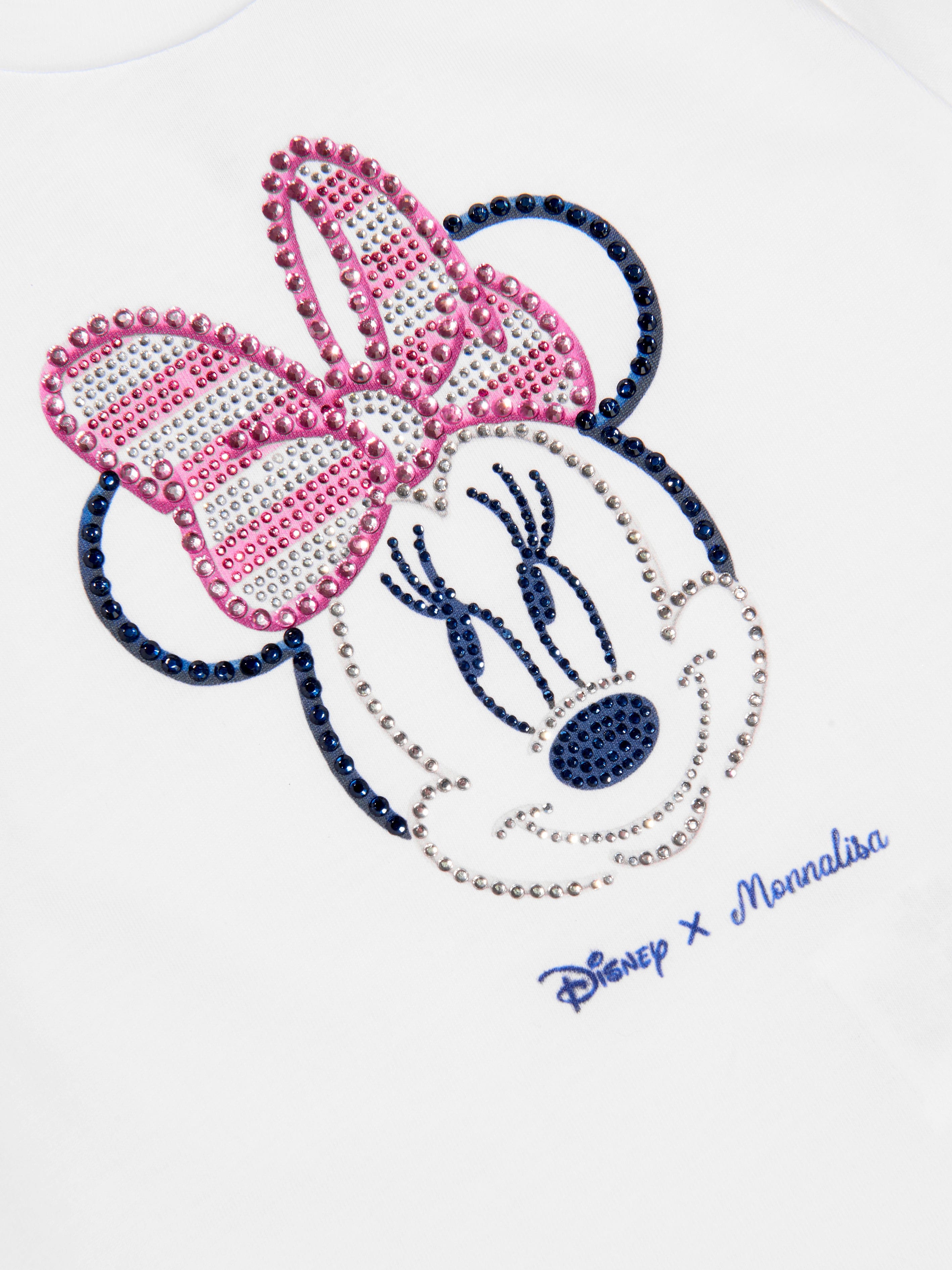 Monnalisa Baby Girls Minnie Mouse T-Shirt in White