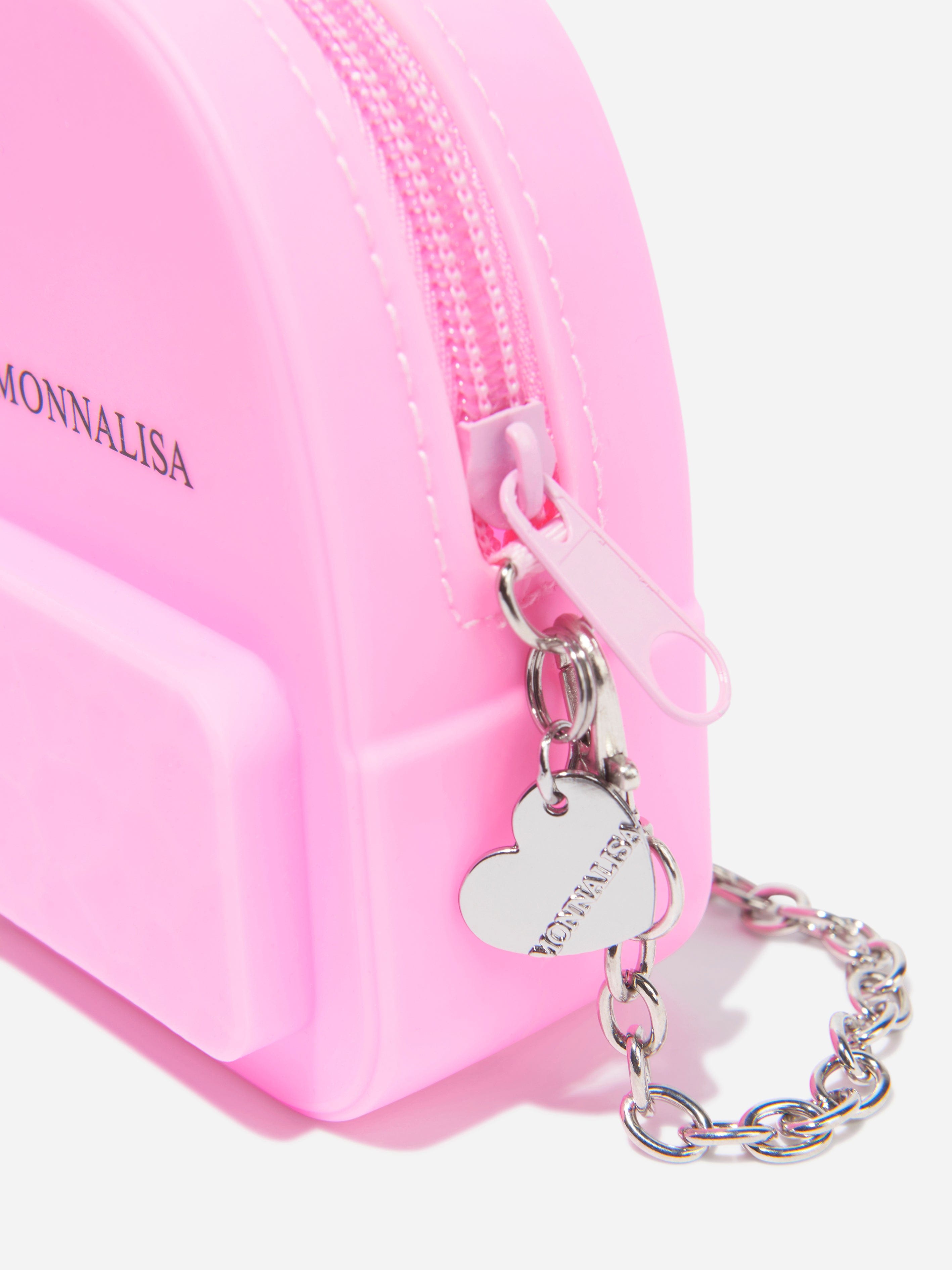 Monnalisa Girls Wireless Headphones & Mini Carry Bag in Pink