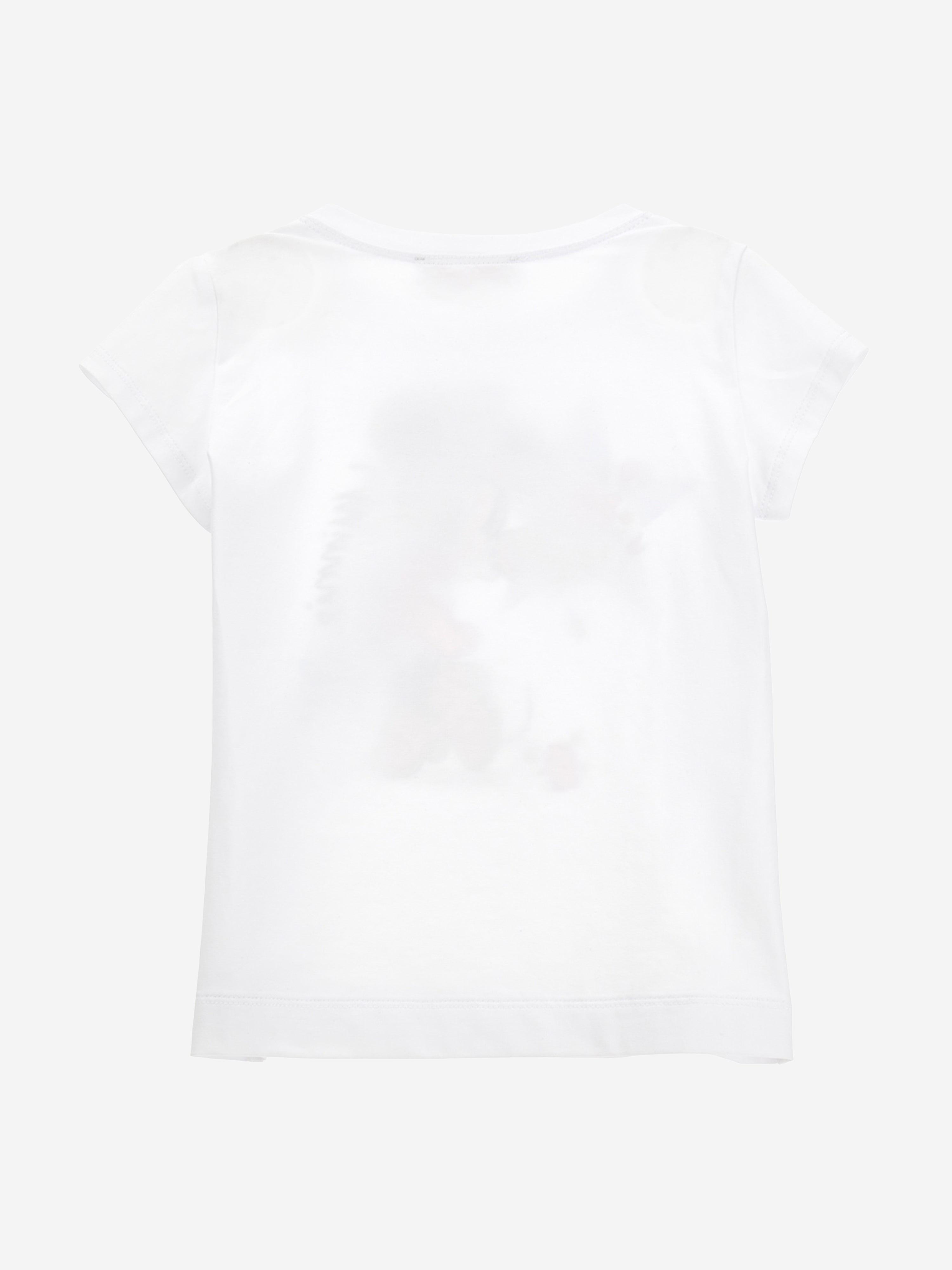 Monnalisa Girls Minnie Mouse Cowgirl T-Shirt in White