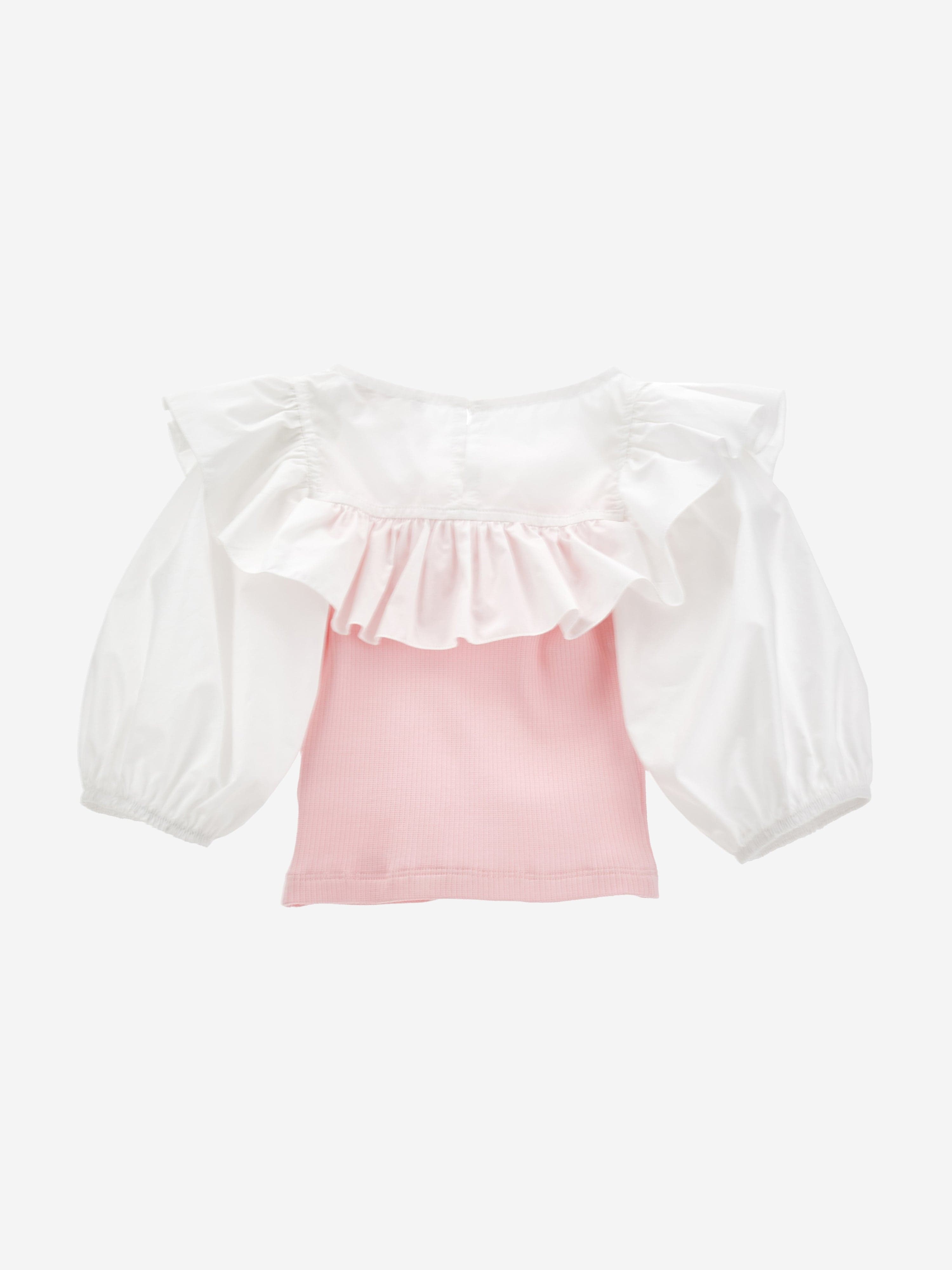 Monnalisa Girls Provenza Top in Pink