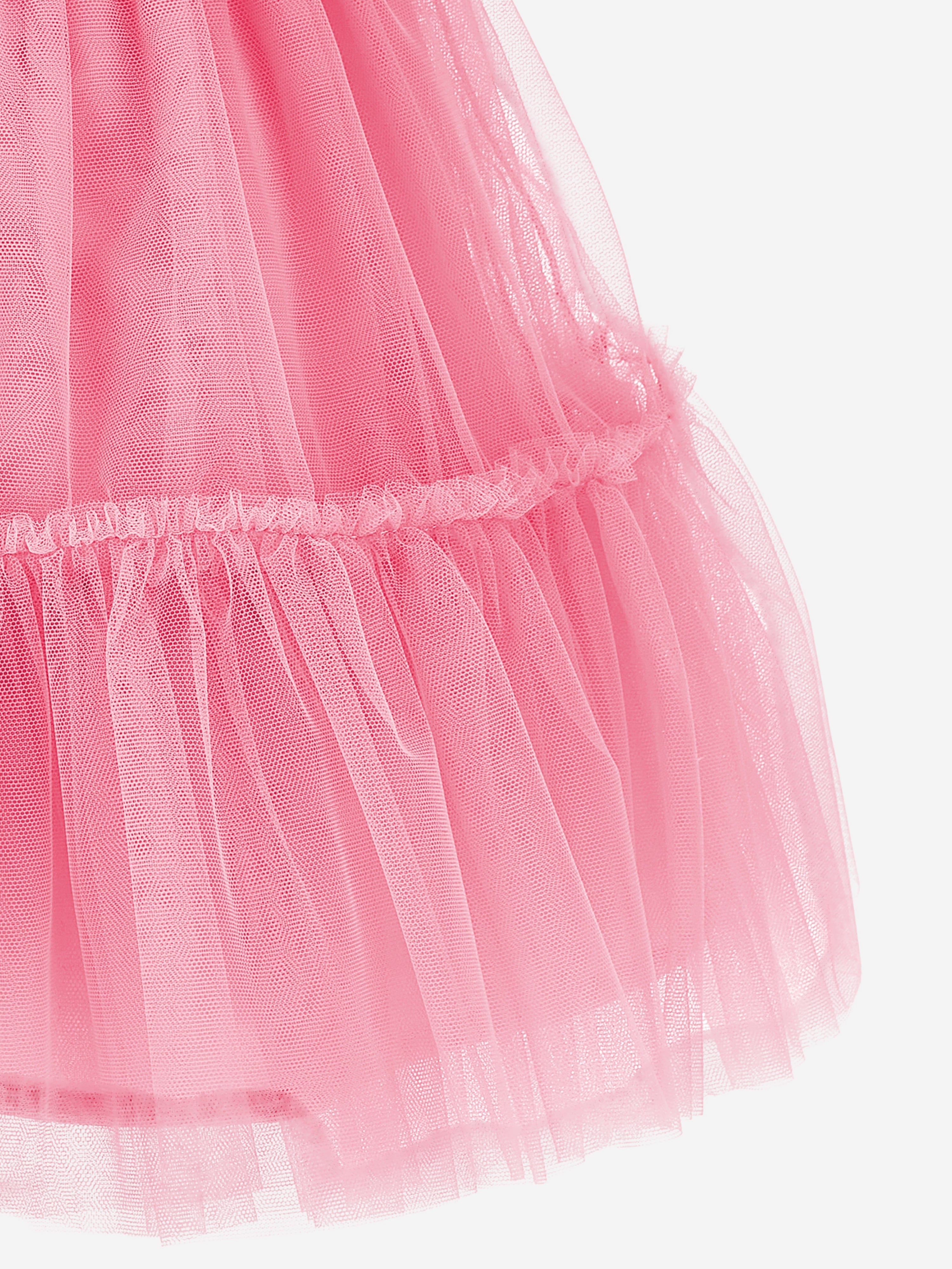 Monnalisa Girls Tulle Dress in Pink