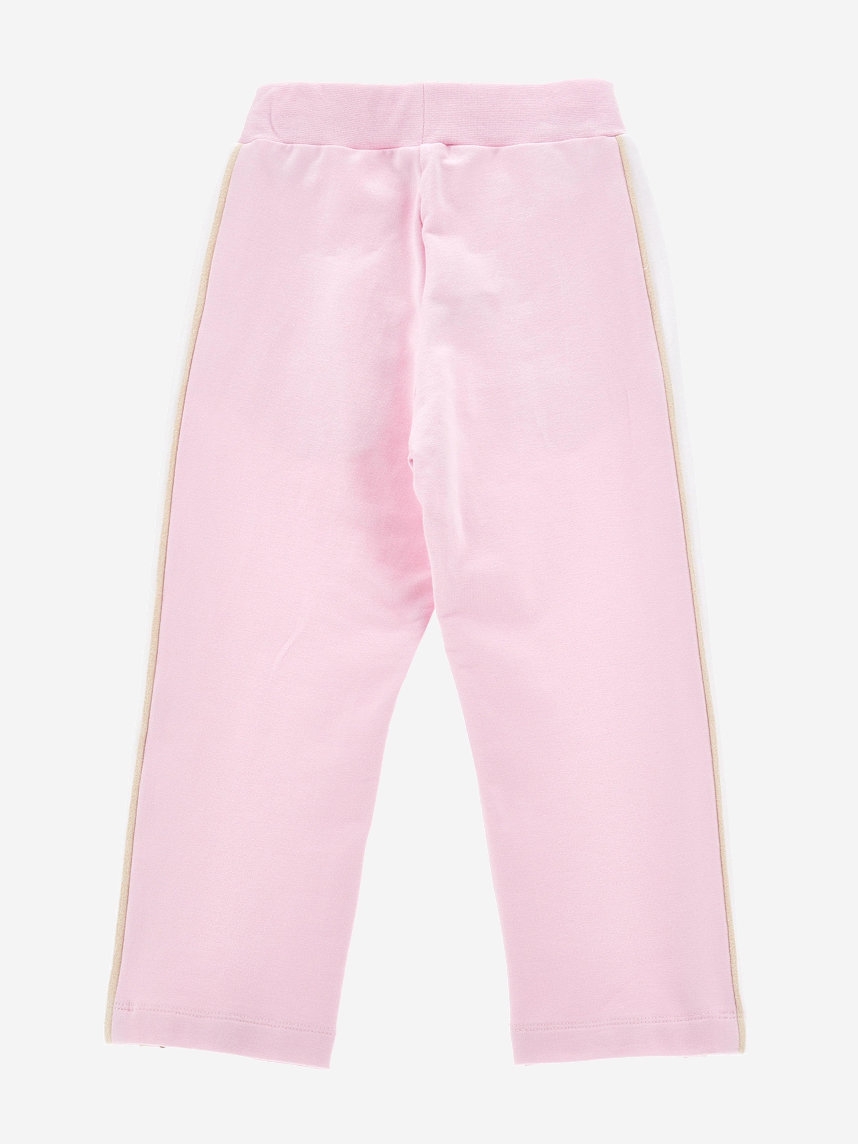 Monnalisa Girls Flower Joggers in Pink