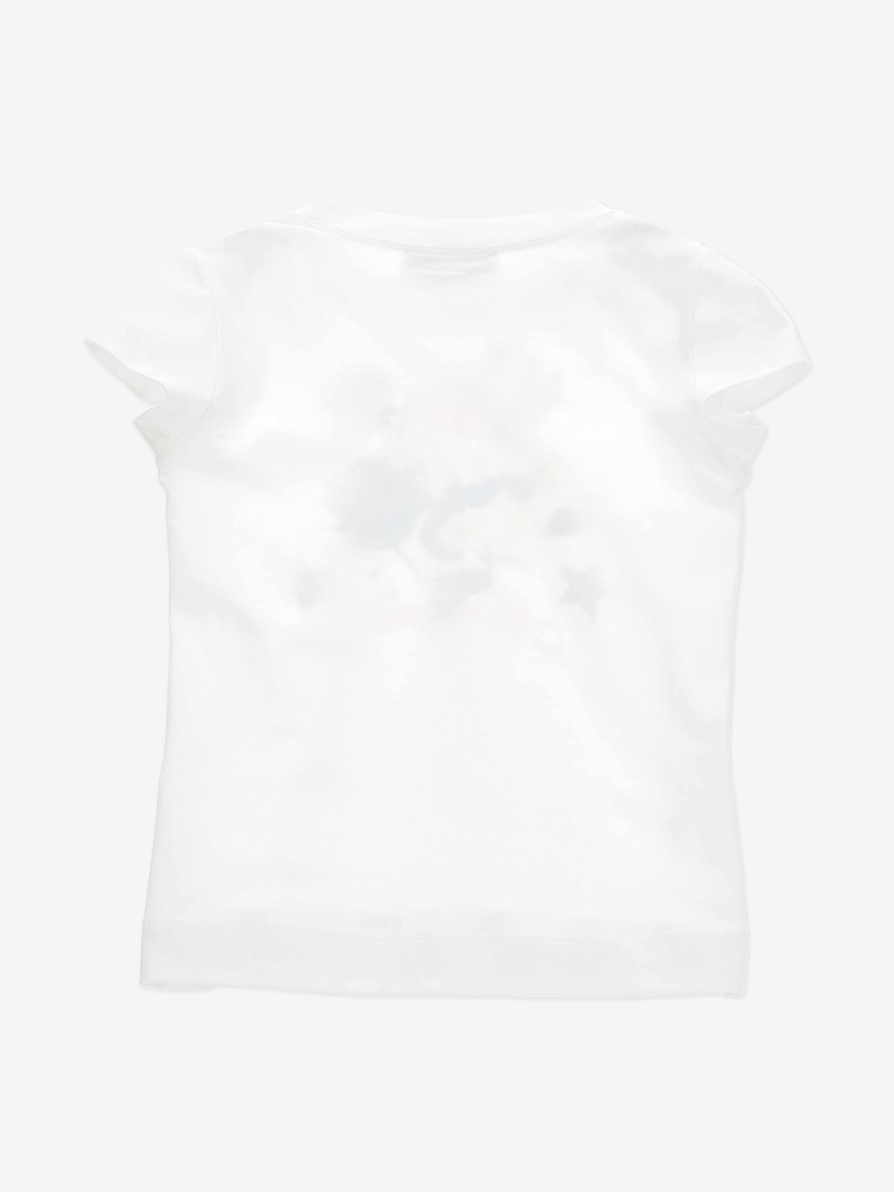 Monnalisa Girls Bouquet T-Shirt in White