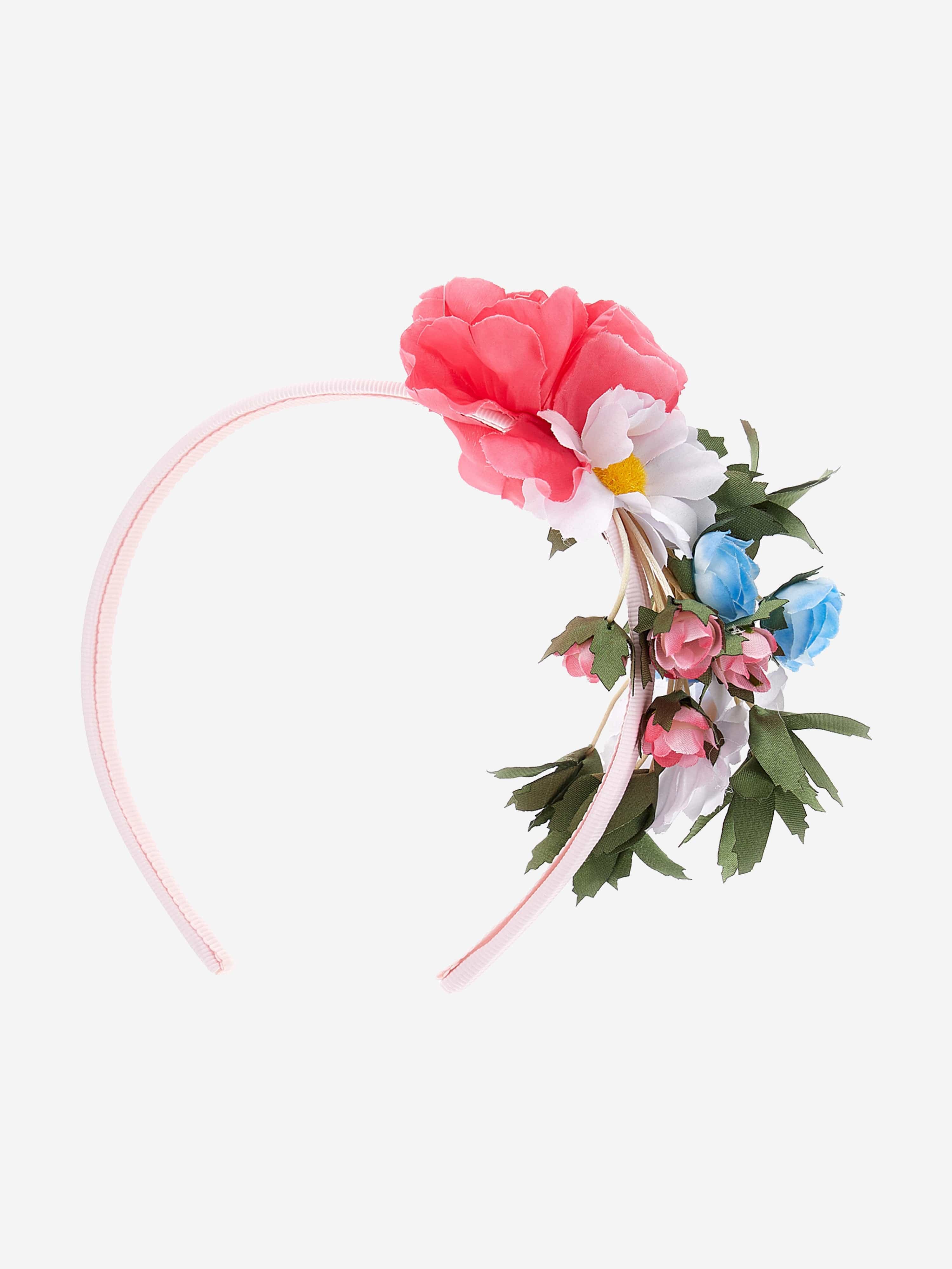 Monnalisa Girls Flower Headband in Multicolour