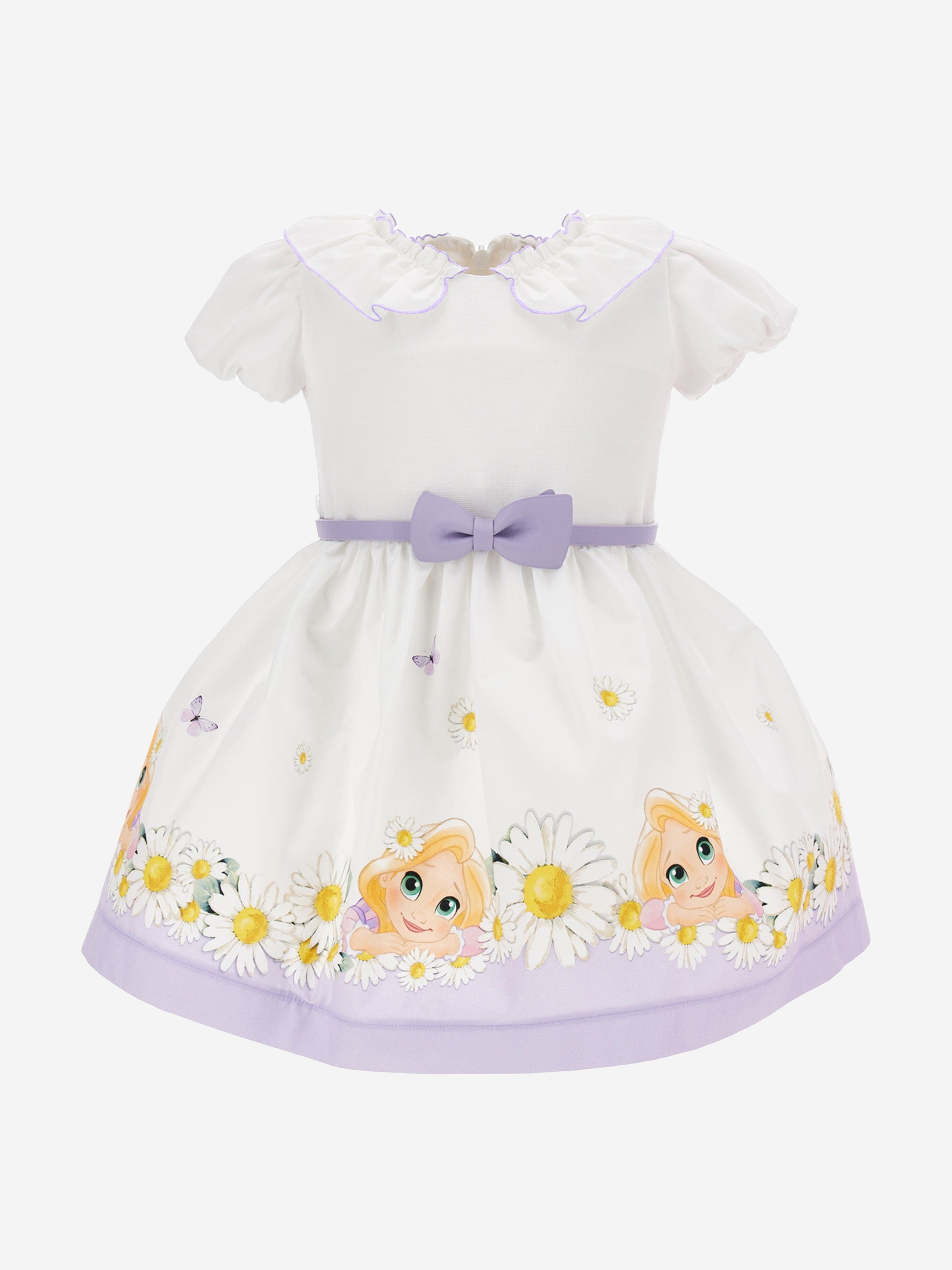 Monnalisa Baby Girls Princess Dress in White