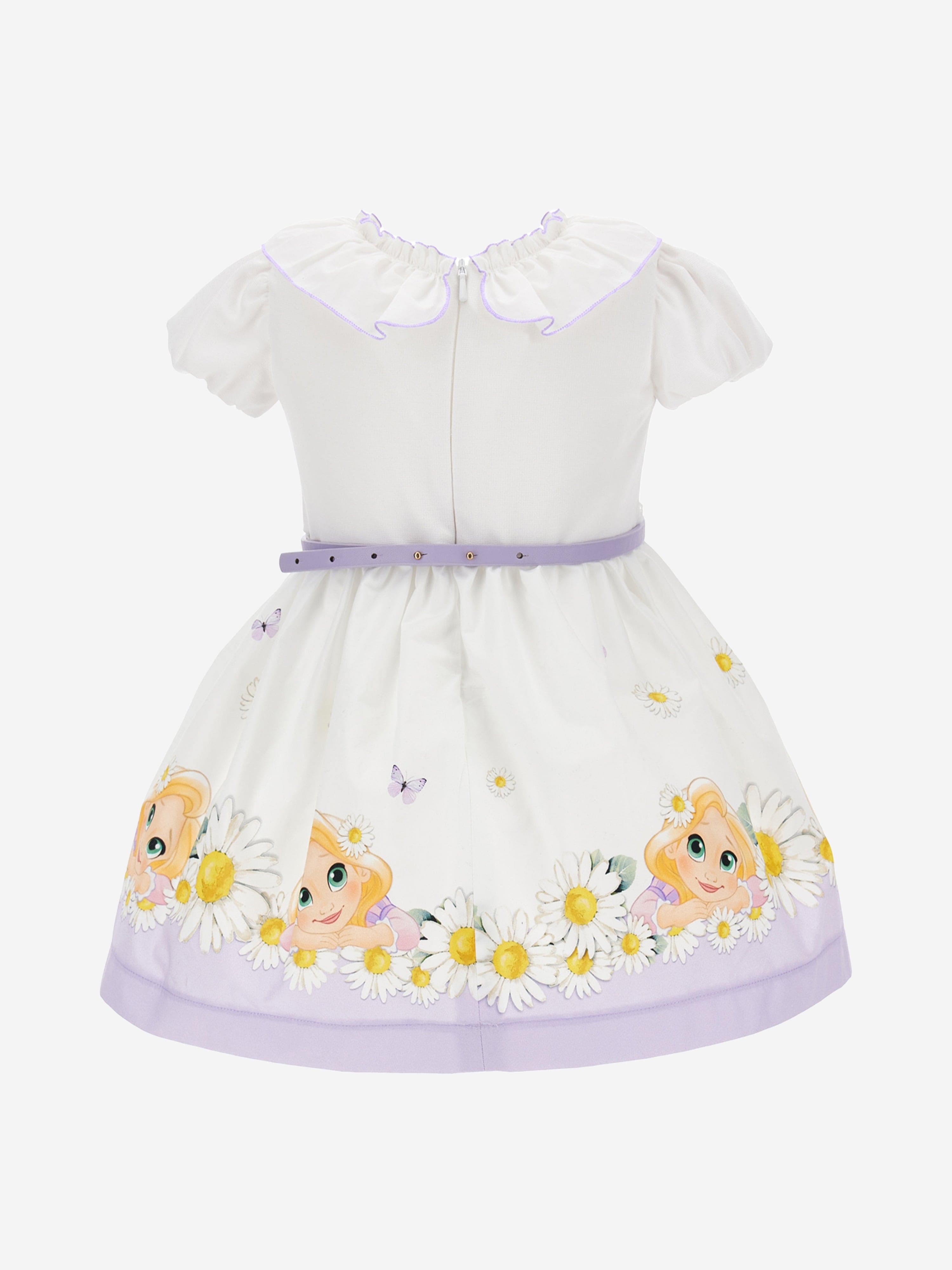 Monnalisa Baby Girls Princess Dress in White