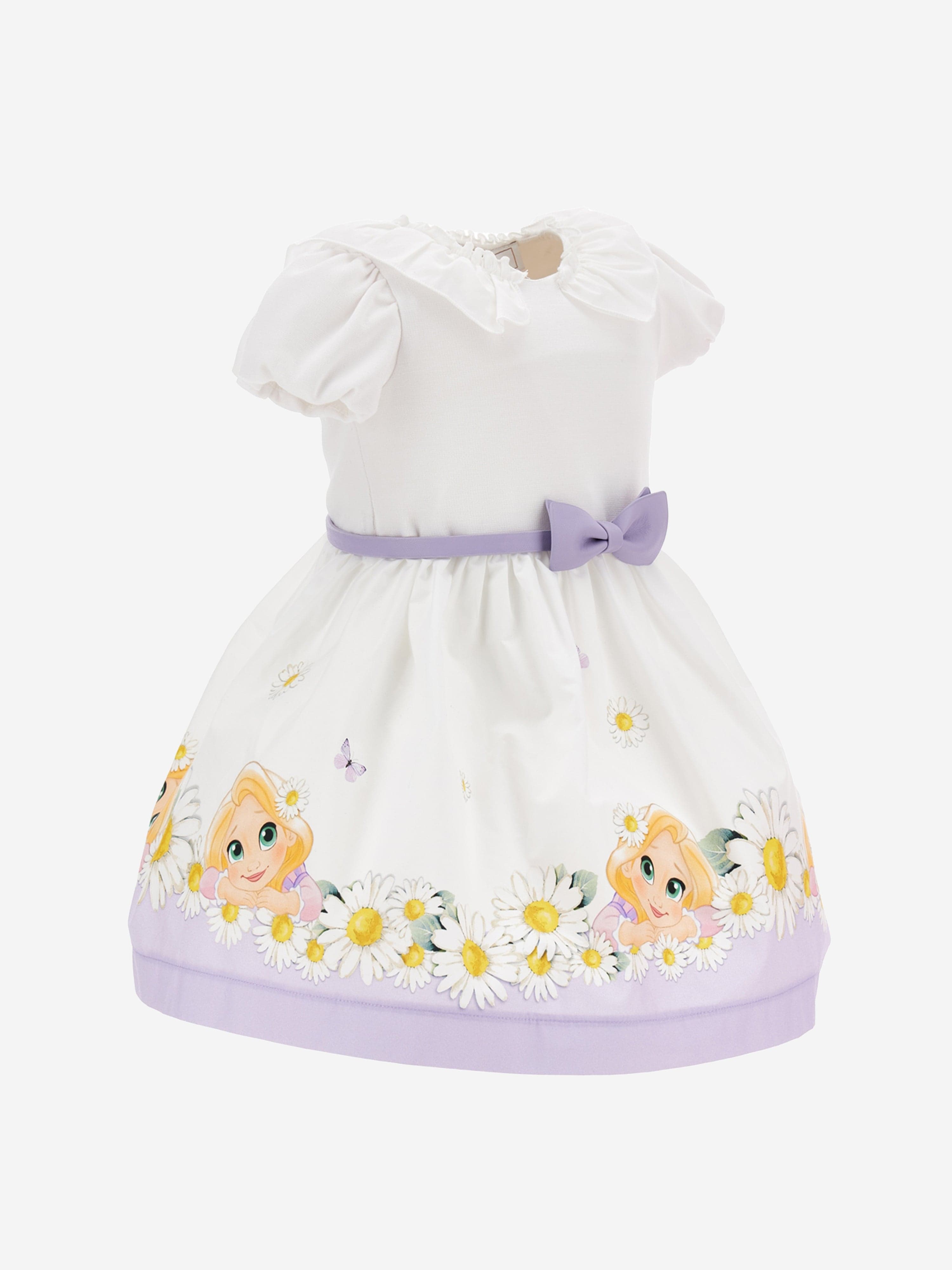 Monnalisa Baby Girls Princess Dress in White