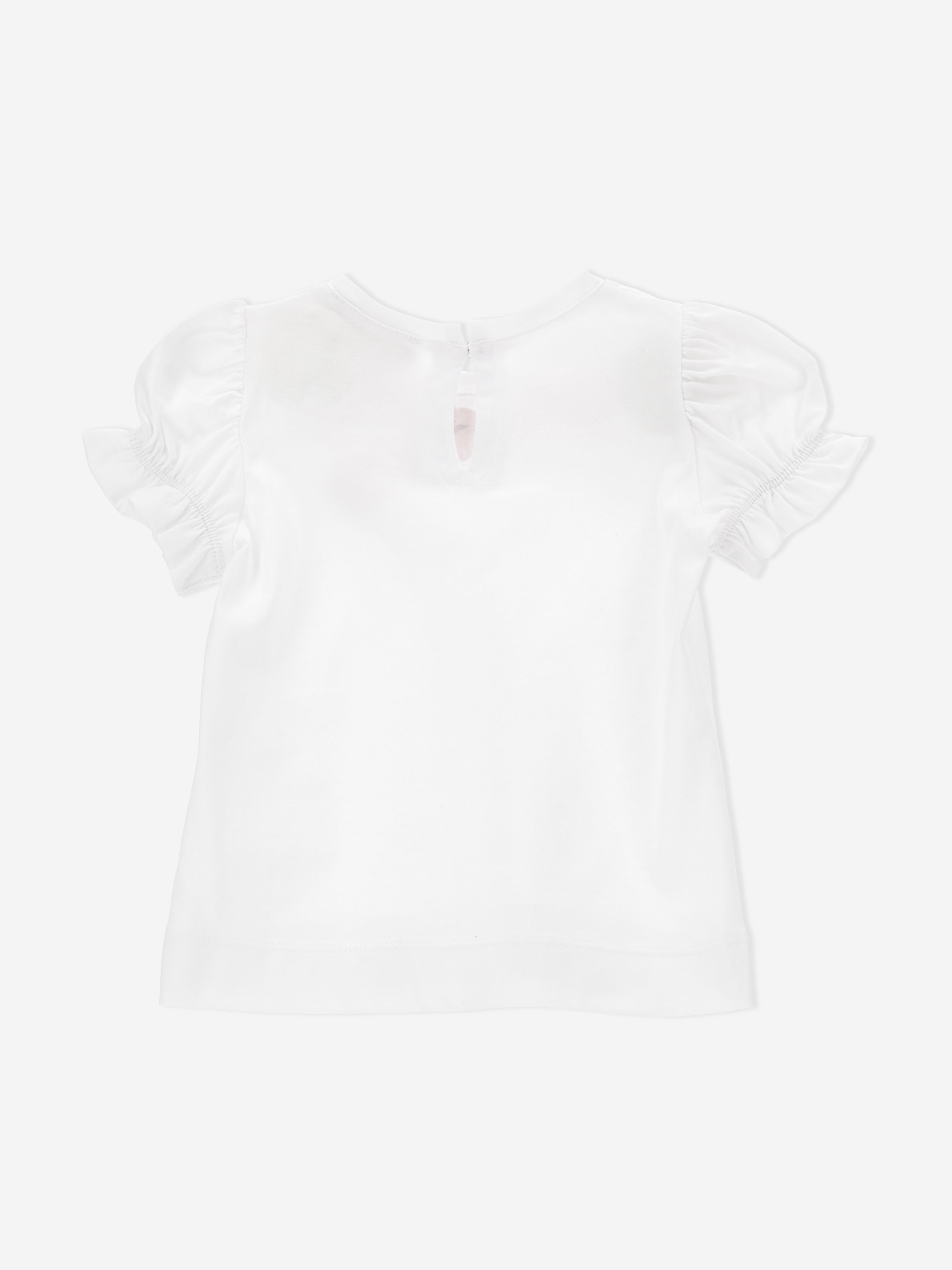 Monnalisa Baby Girls Cherries T-Shirt in White