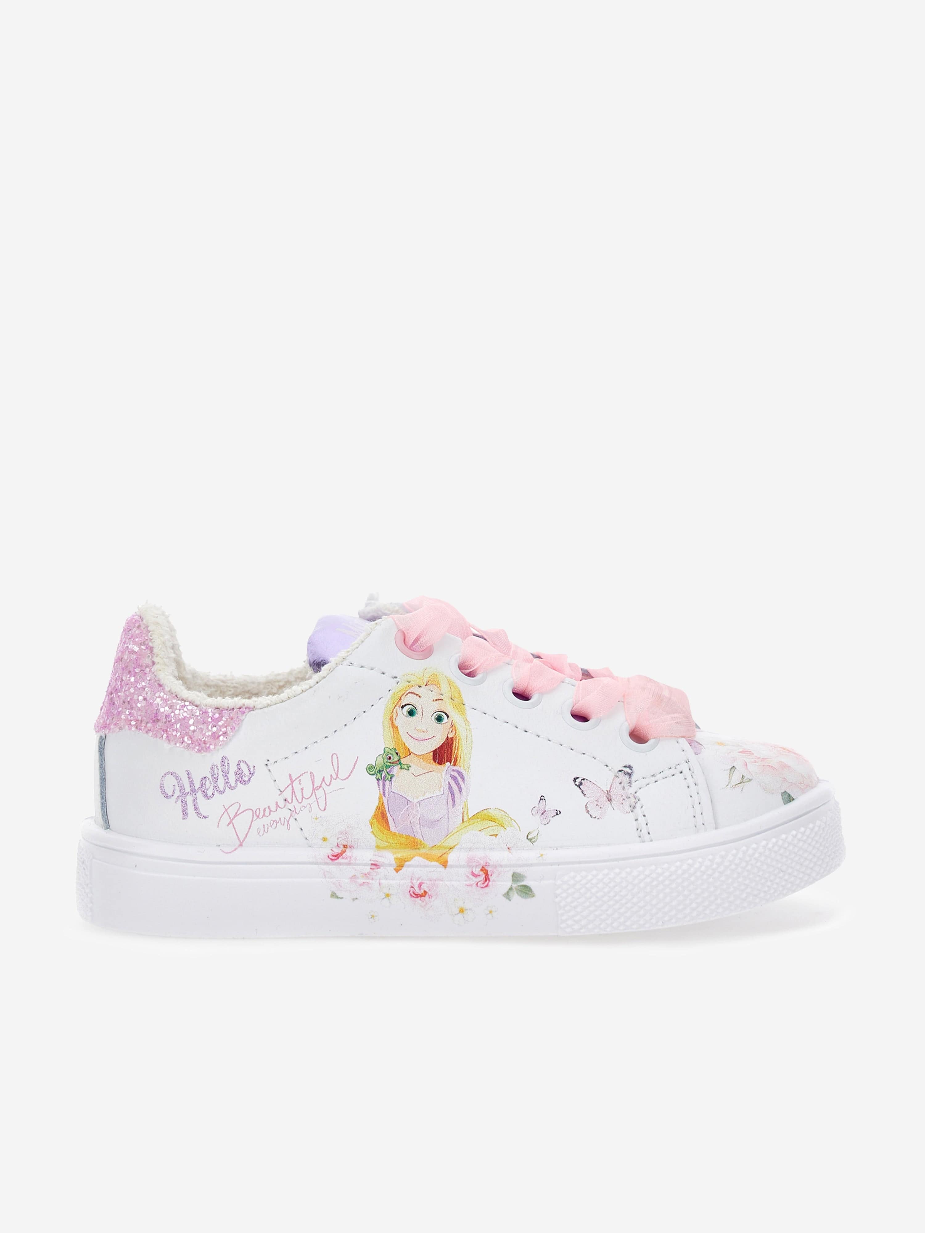 Monnalisa Girls Princess Trainers in White