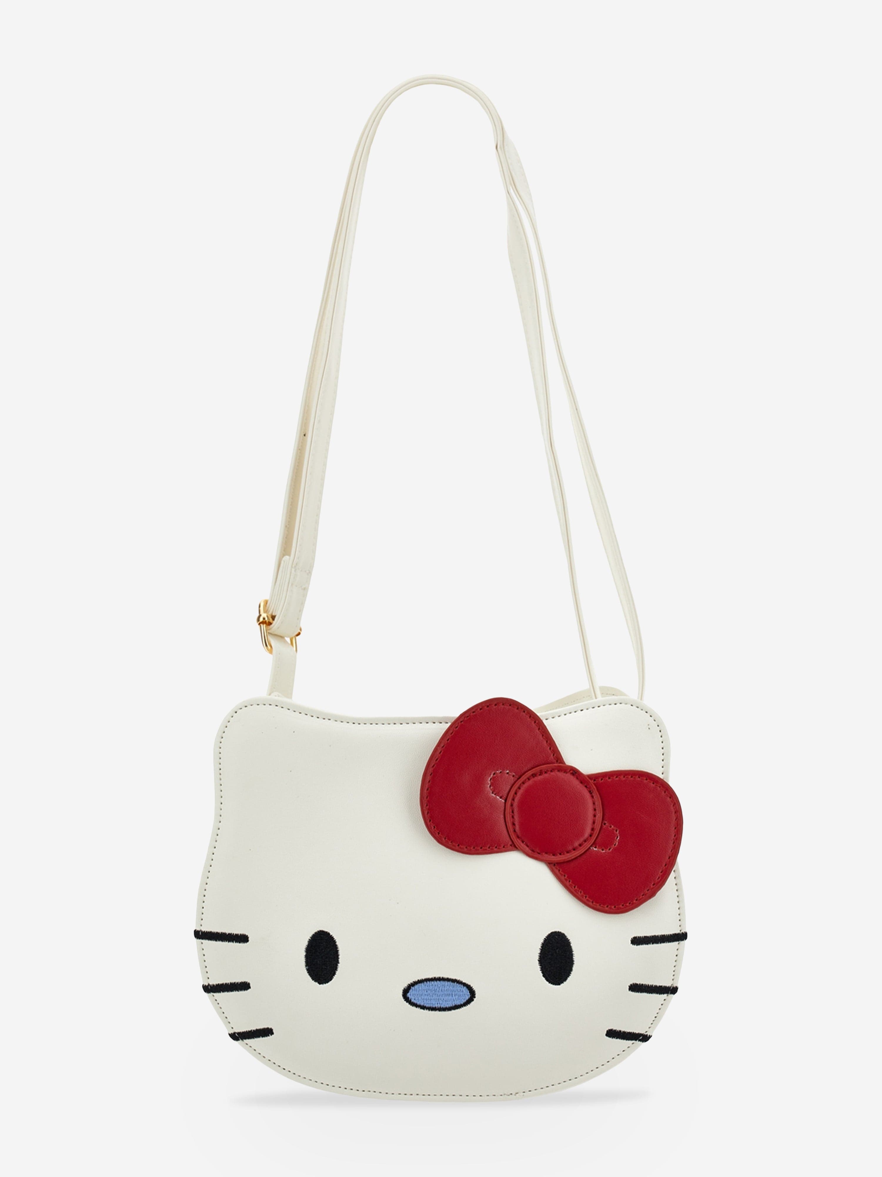 Monnalisa Girls Hello Kitty Crossbody Bag in White (19cm)