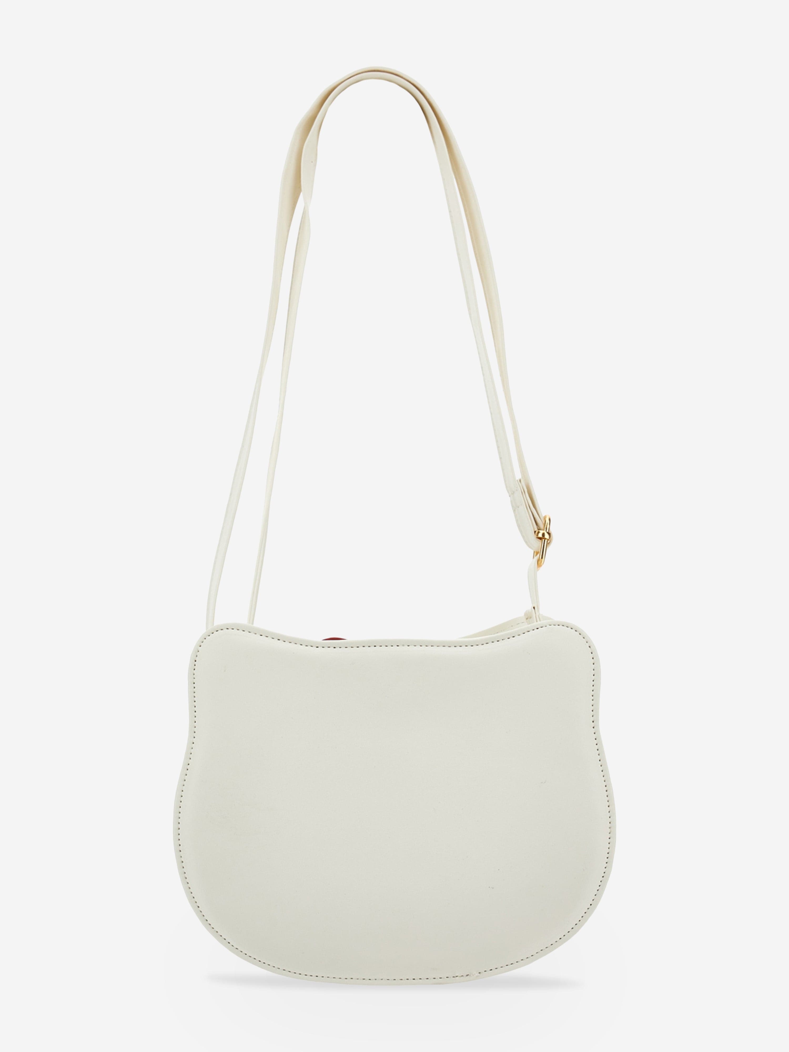 Monnalisa Girls Hello Kitty Crossbody Bag in White (19cm)