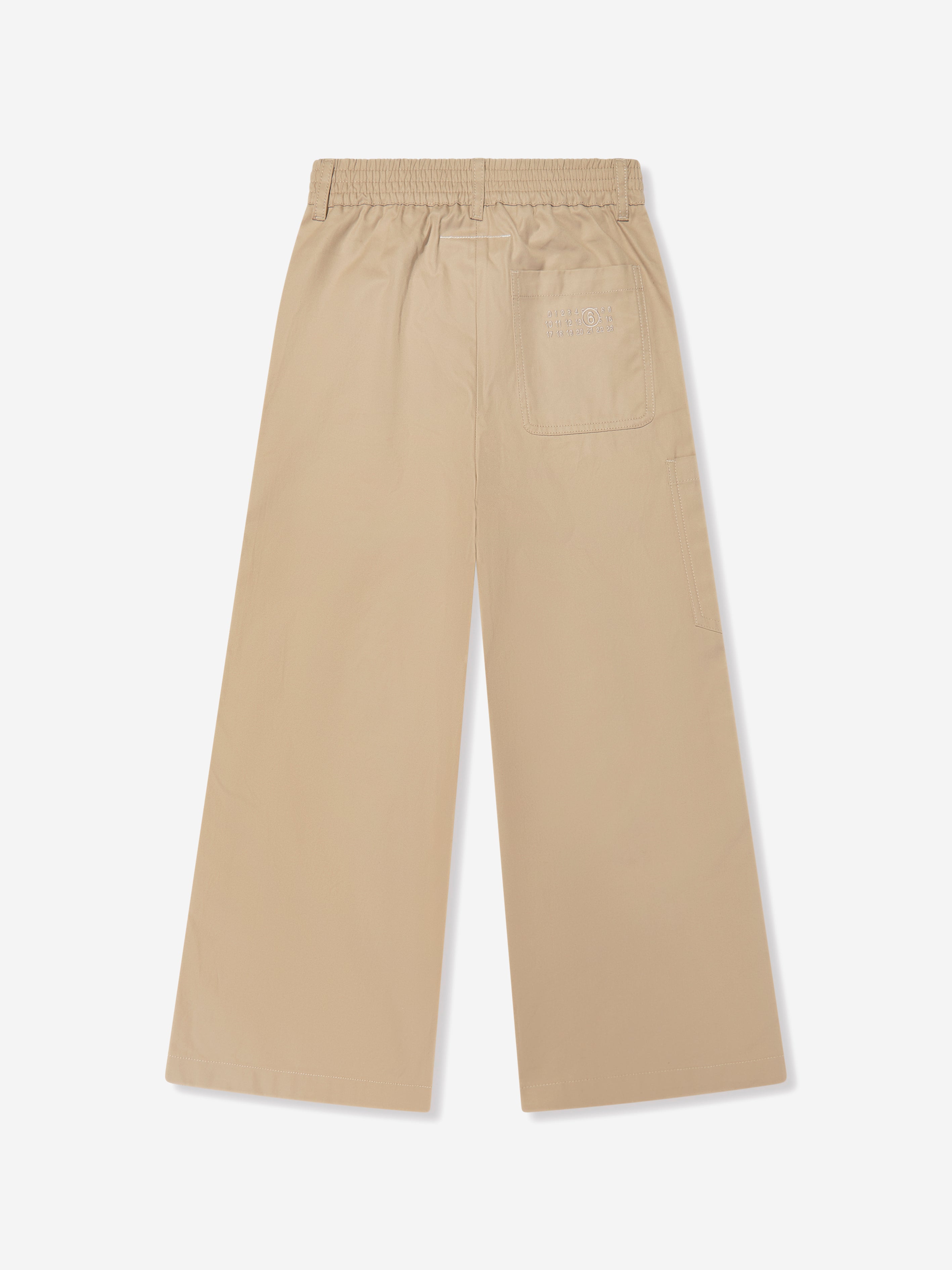 MM6 Maison Margiela Kids Culotte Trousers in Beige