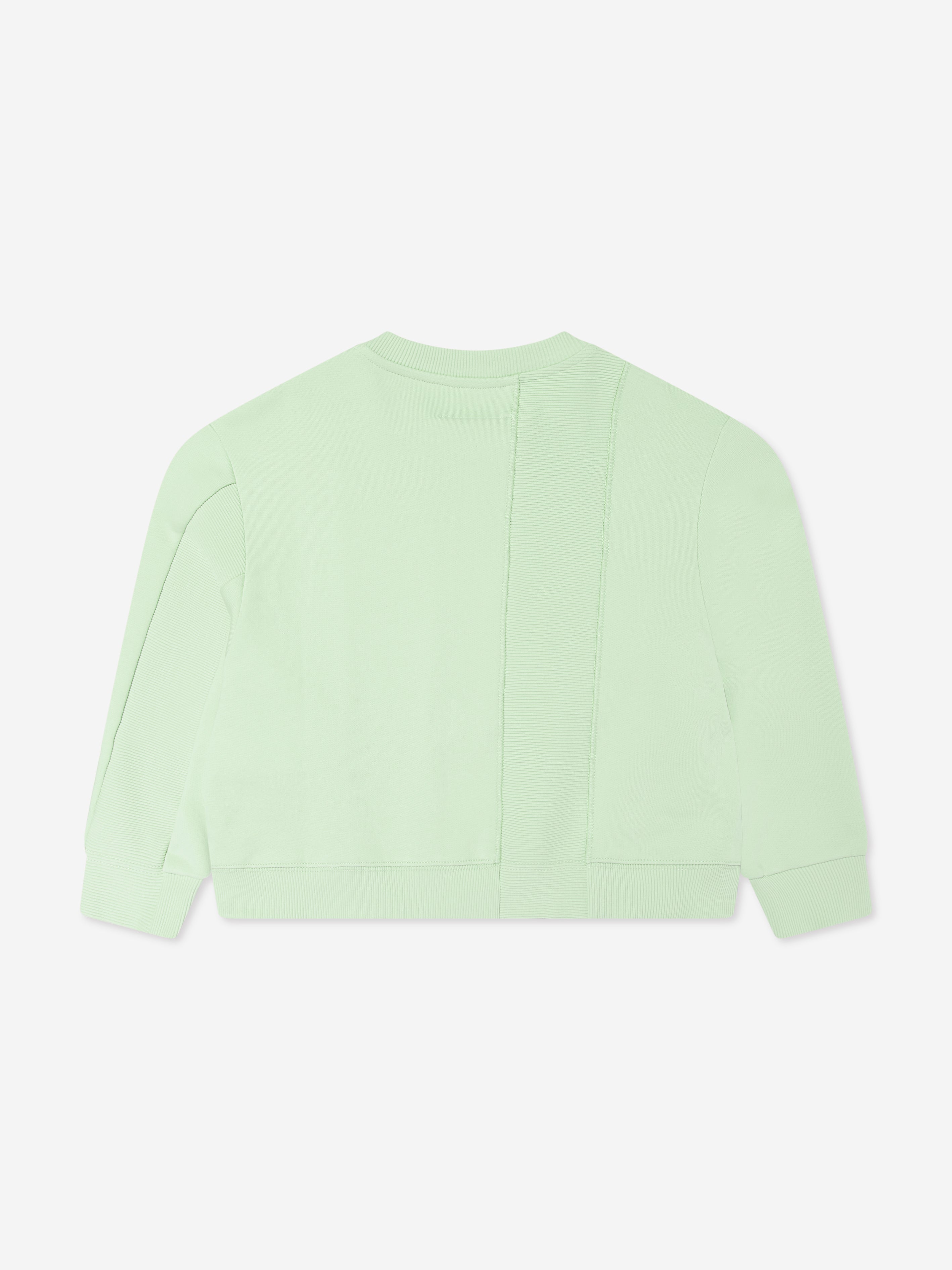 MM6 Maison Margiela Kids Logo Sweatshirt in Green