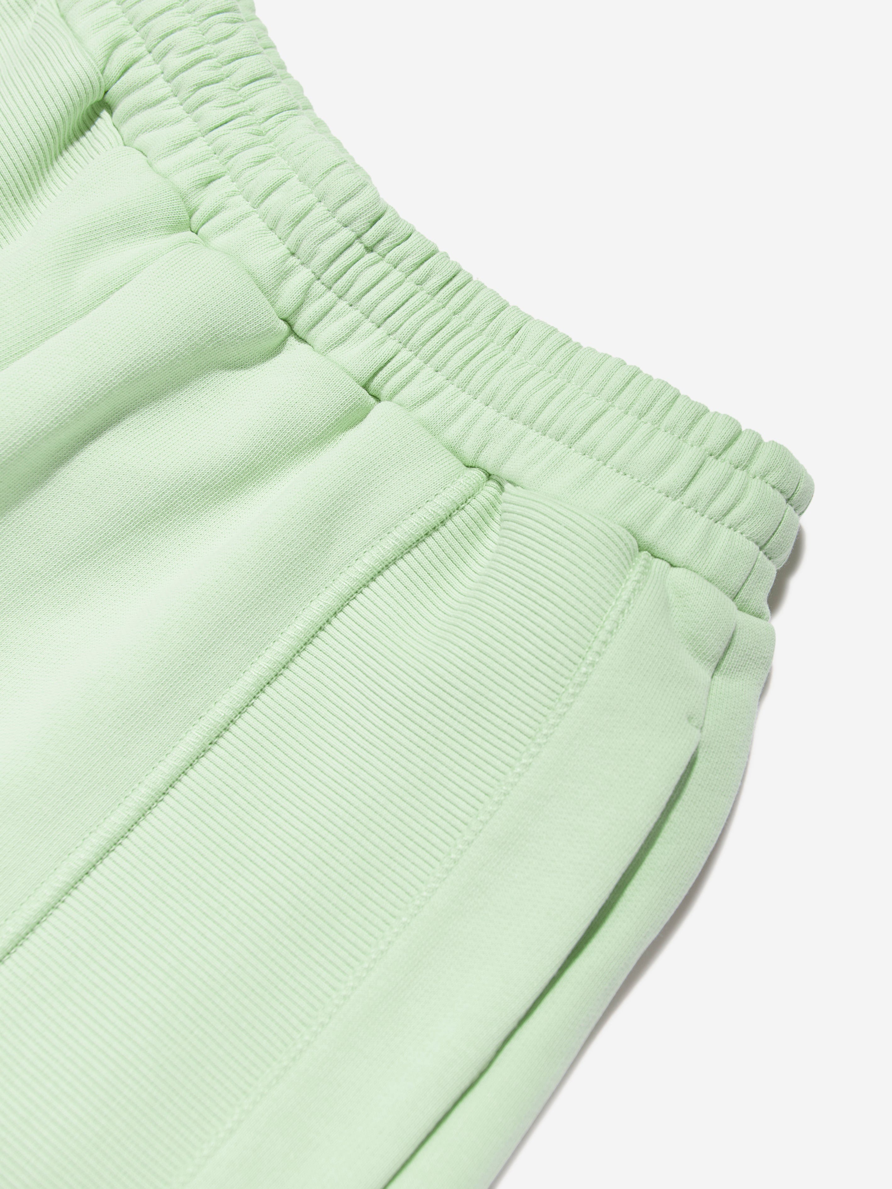 MM6 Maison Margiela Kids Logo Shorts in Green