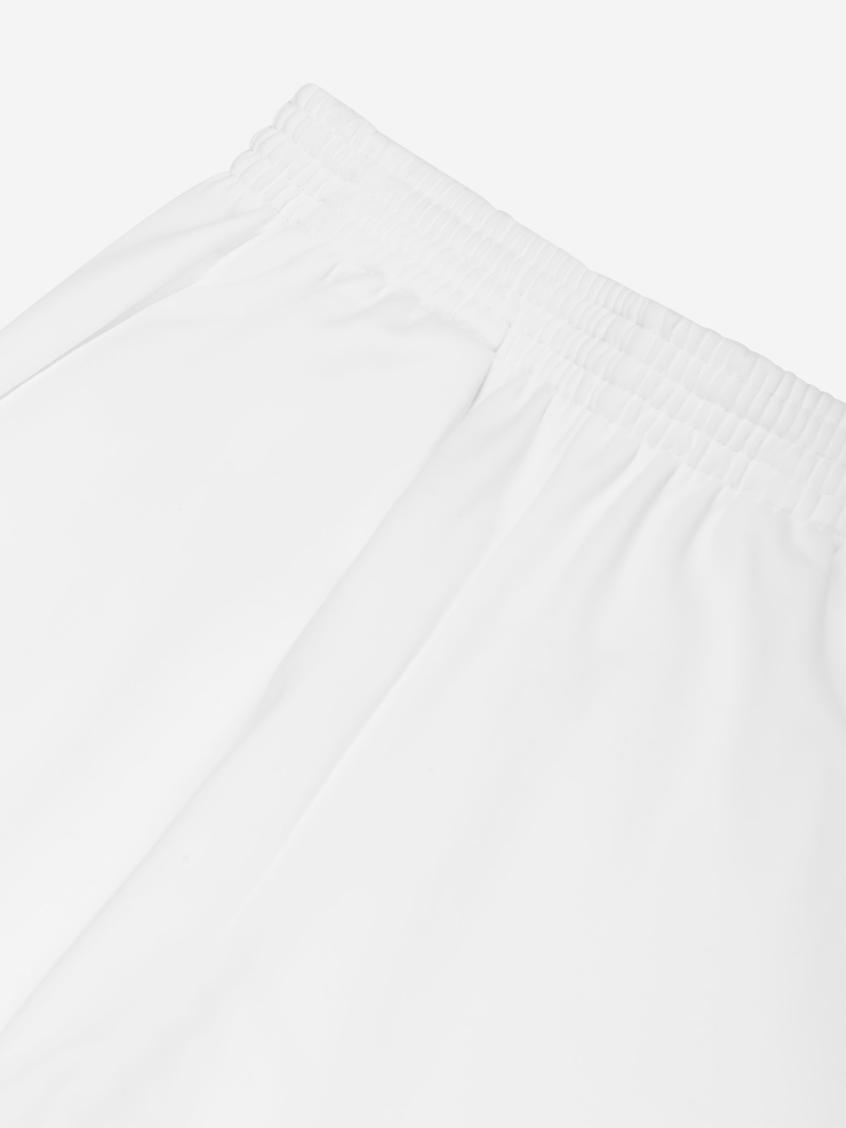 MM6 Maison Margiela Kids Wide Leg Joggers in White