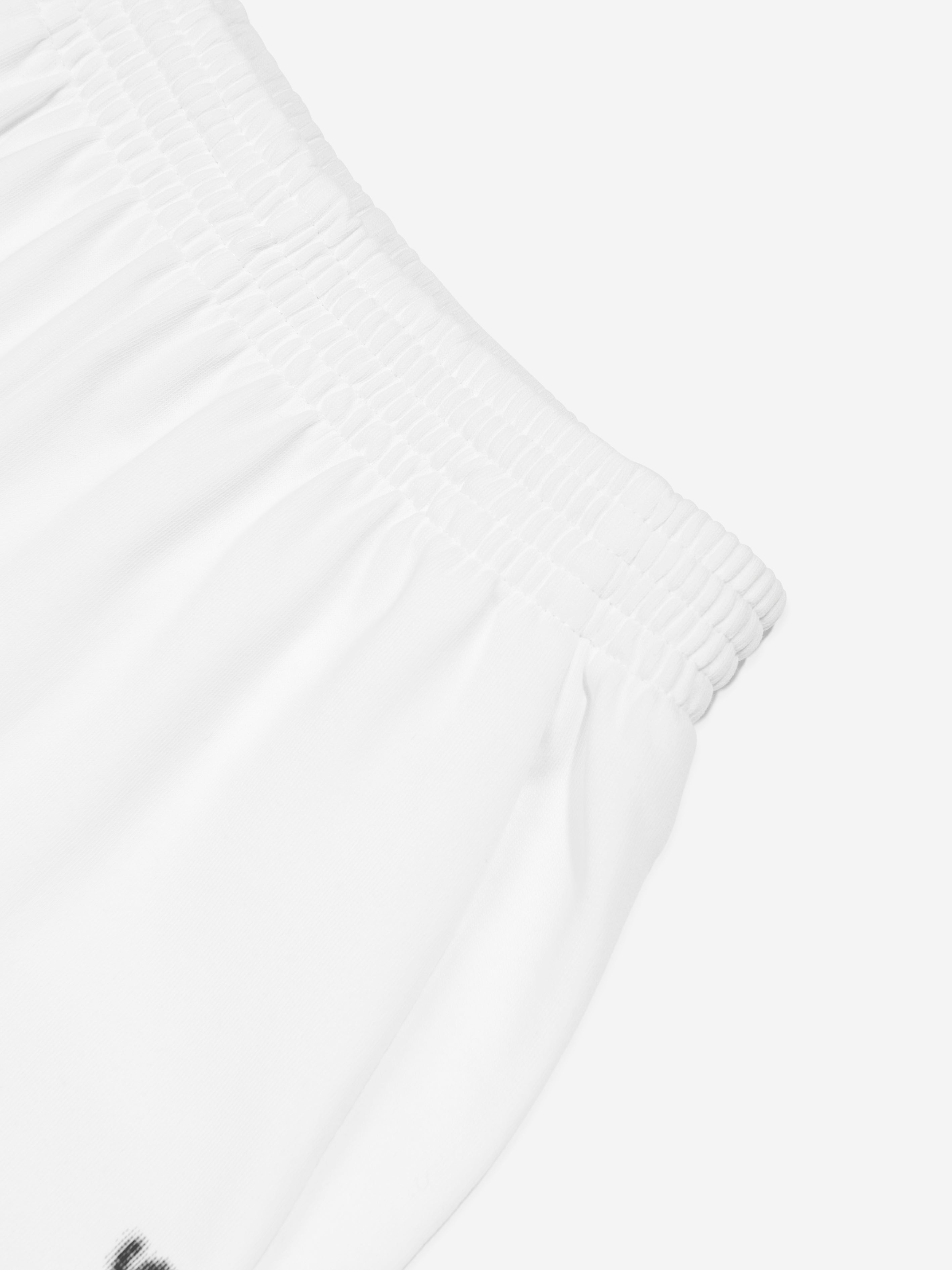 MM6 Maison Margiela Kids Logo Shorts in White