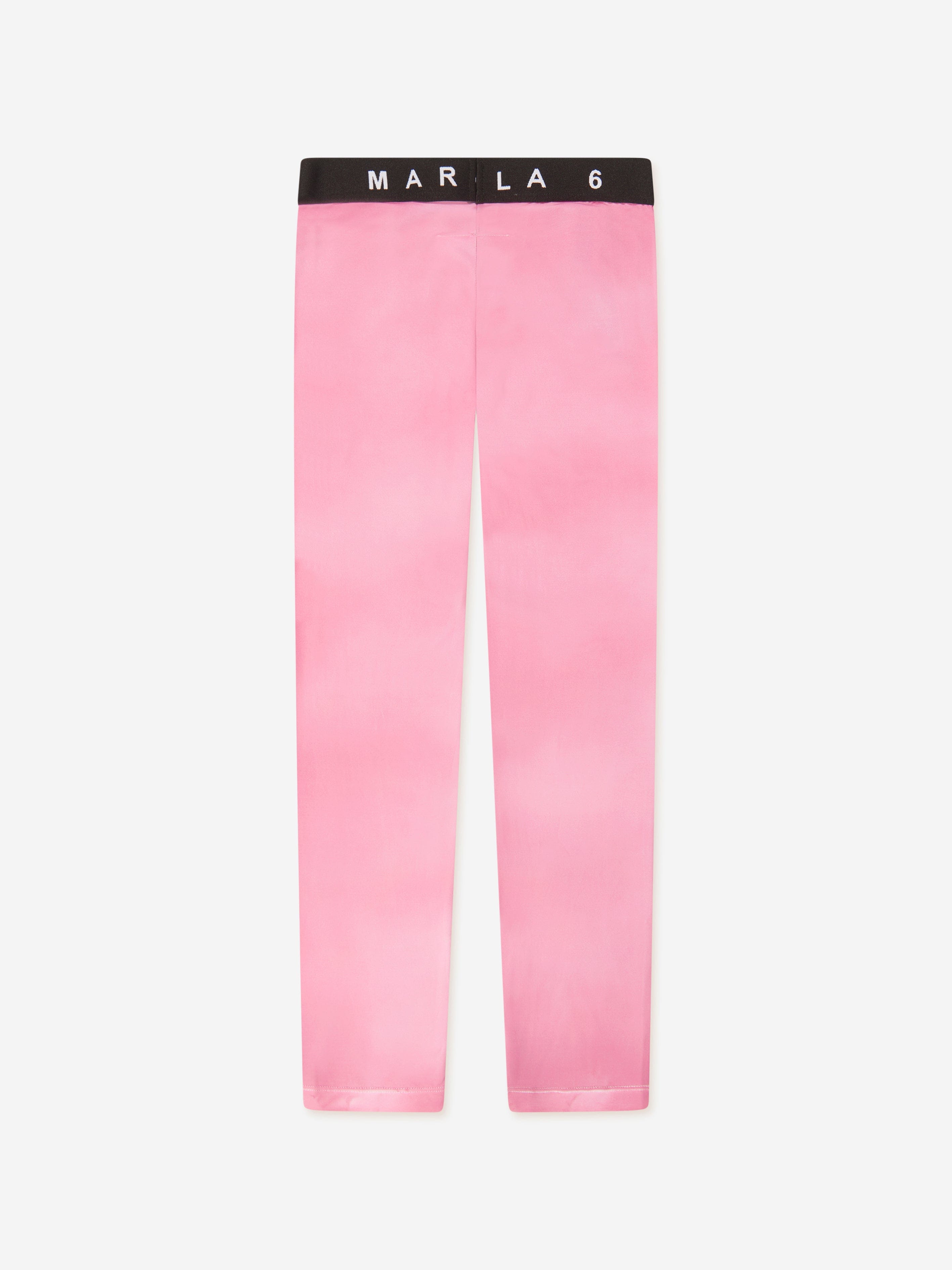 MM6 Maison Margiela Kids Logo Leggings in Pink