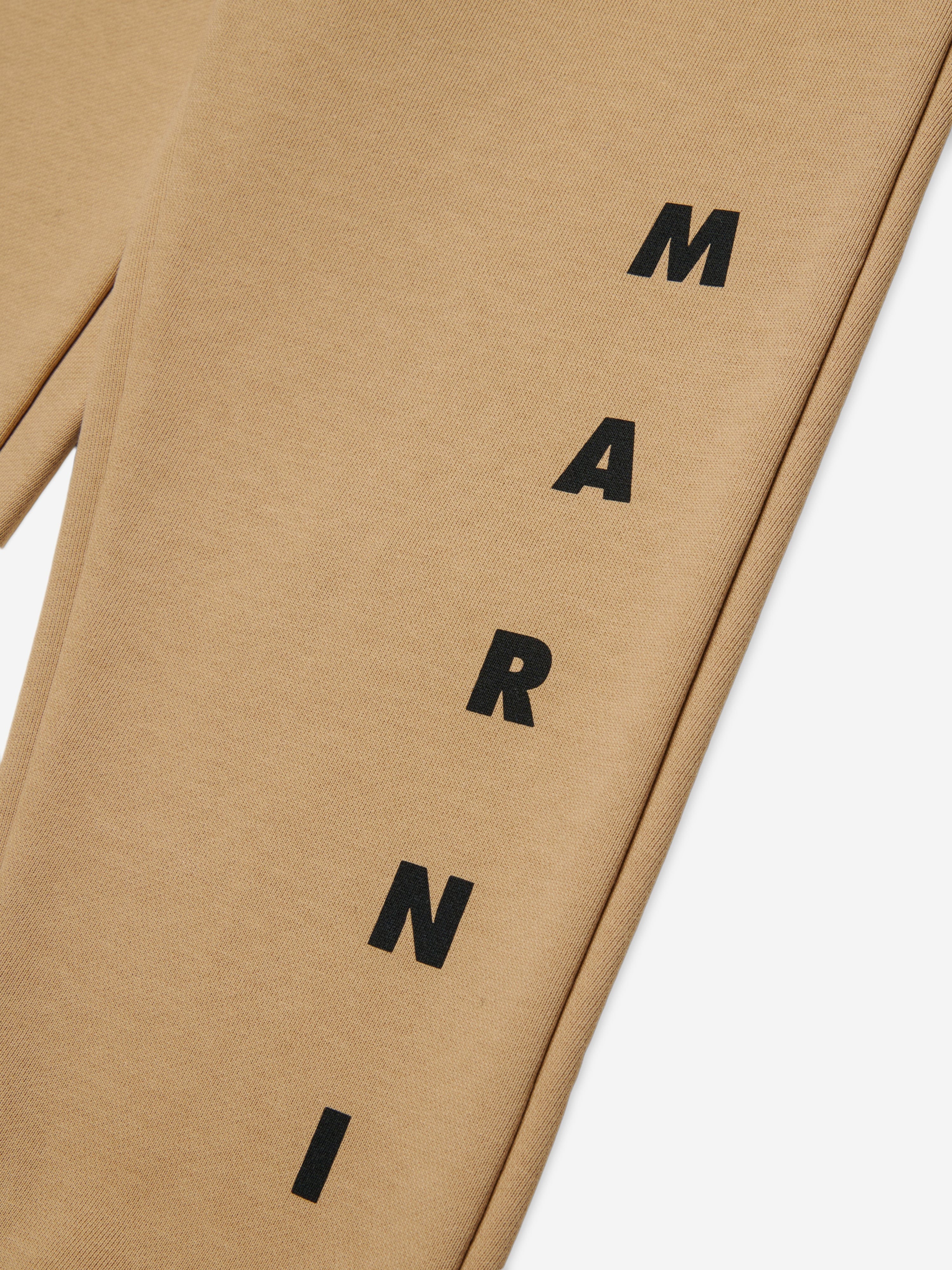 MARNI Kids Logo Joggers in Beige