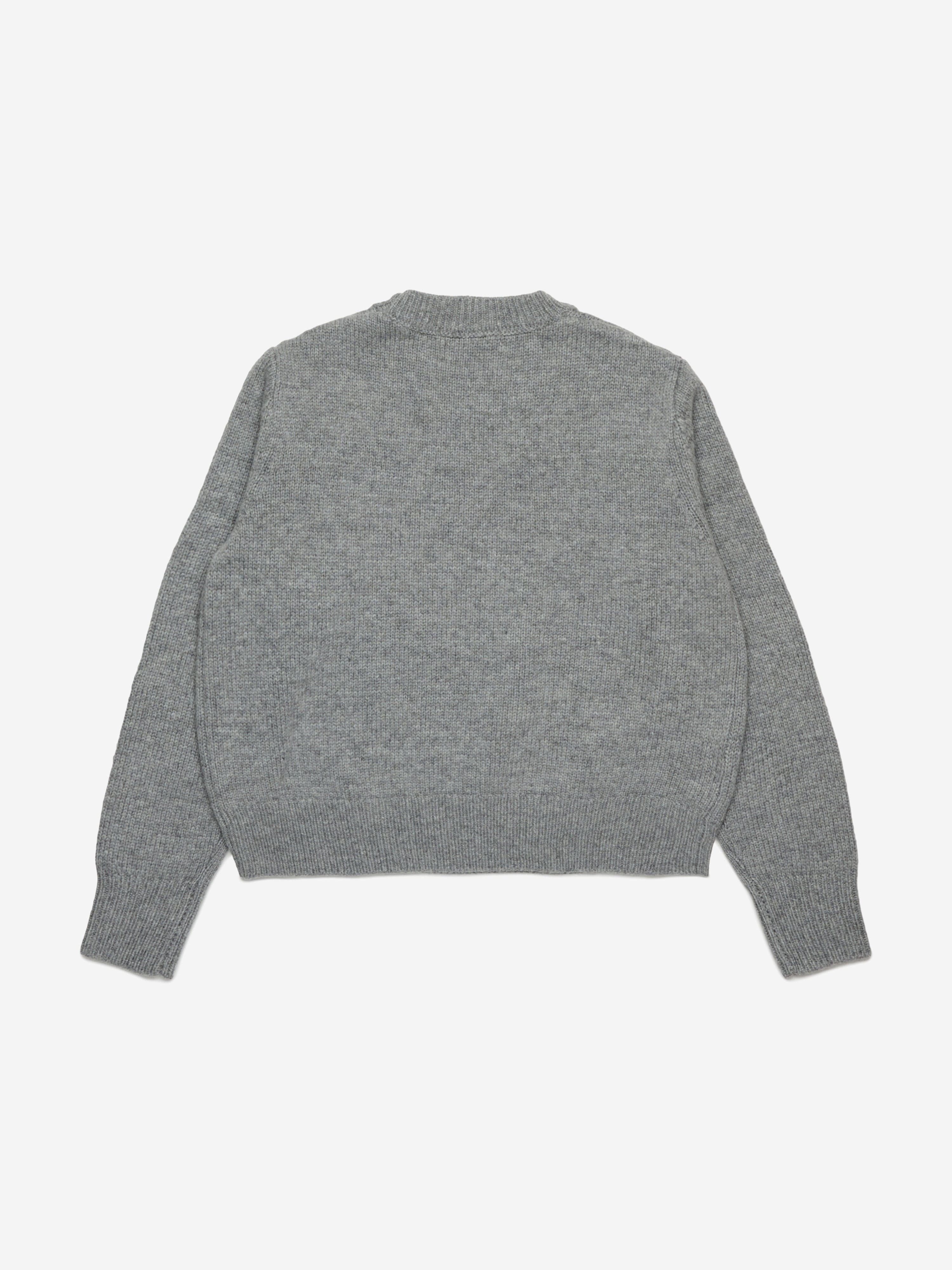 MARNI Girls Wool Rock Doll Jumper in Grey