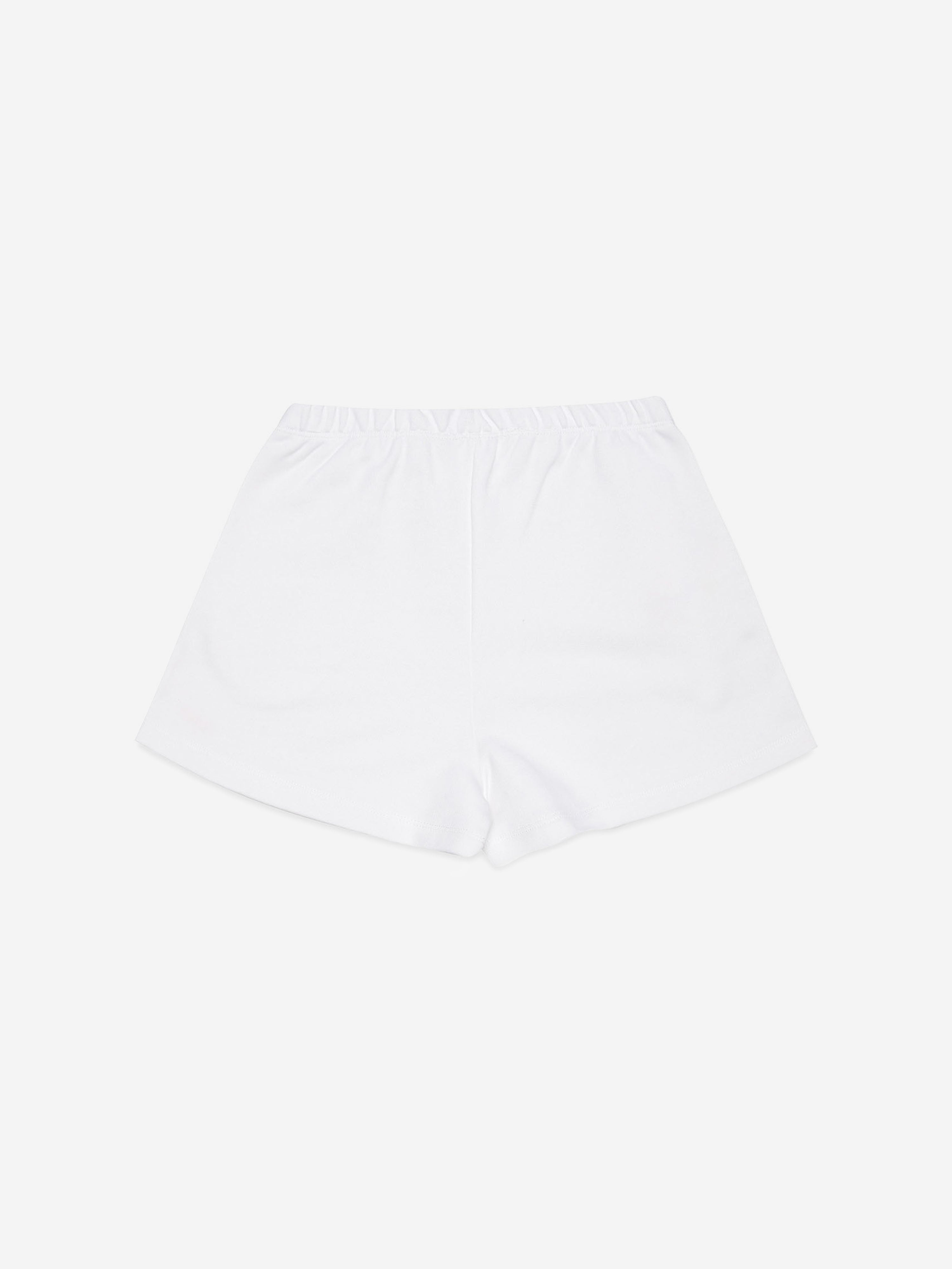 MARNI Girls Embellished Flower Shorts in White